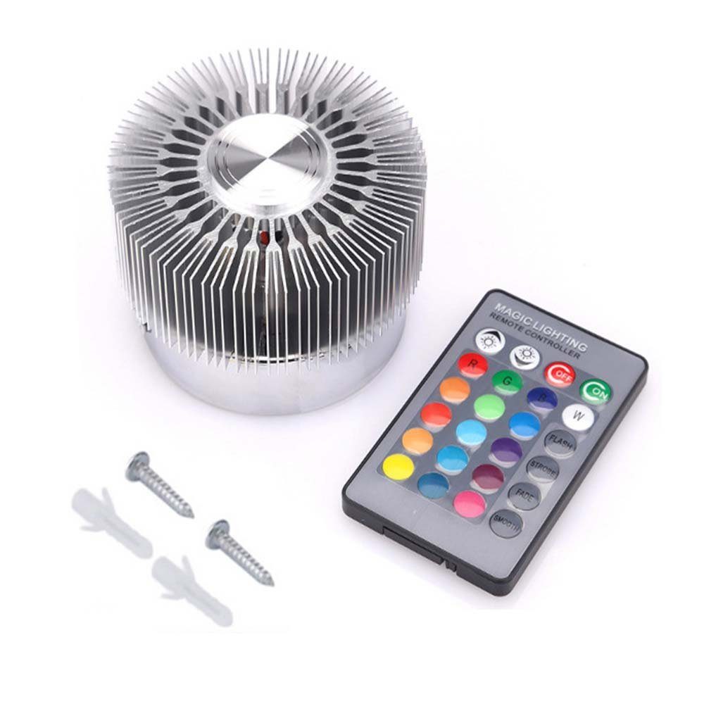 Rosnek LED Deckenleuchte Einbauleuchte Downlight,3W,Kaltes Weiß/RGB,Flurlam günstig online kaufen