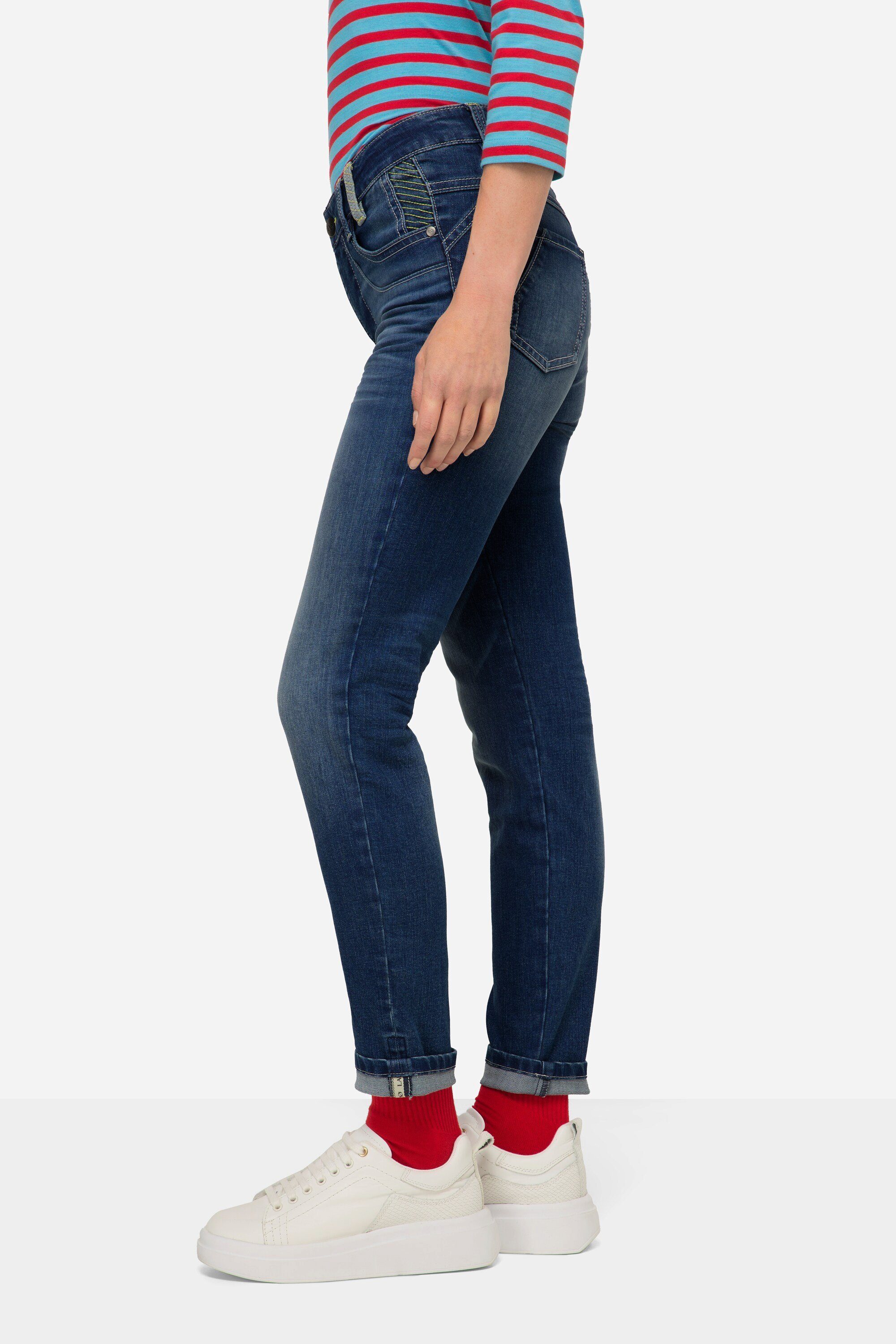 m Regular-fit-Jeans Saum 5-Pocket Slim-Jeans TurnUp Laurasøn