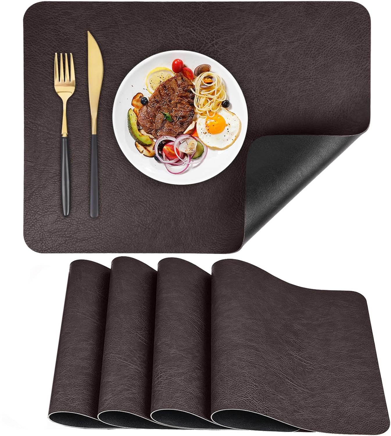 RWEUOQ Platzset Platzsets Abwaschbar Tischsets Rutschfest günstig online kaufen