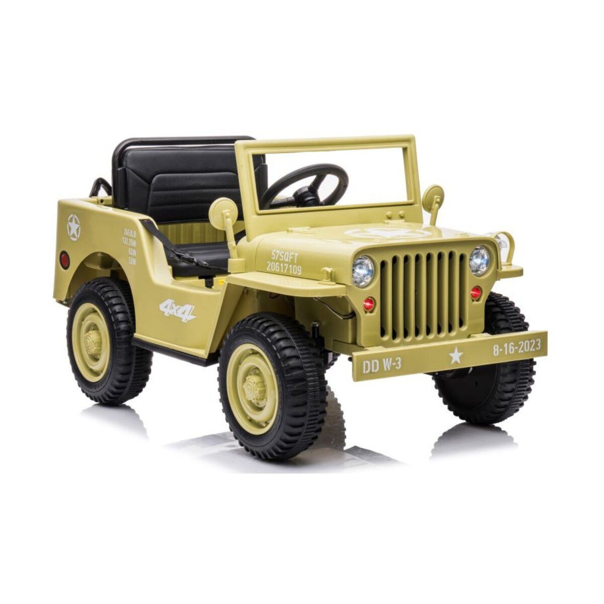 Wisam Elektro-Kinderauto Elektro Auto Batterieauto JH-103 Khaki 4x4