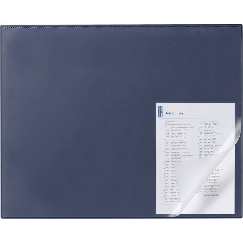 DURABLE Schreibtischunterlage Schreibtischunterlage Kunststoff dunkelblau