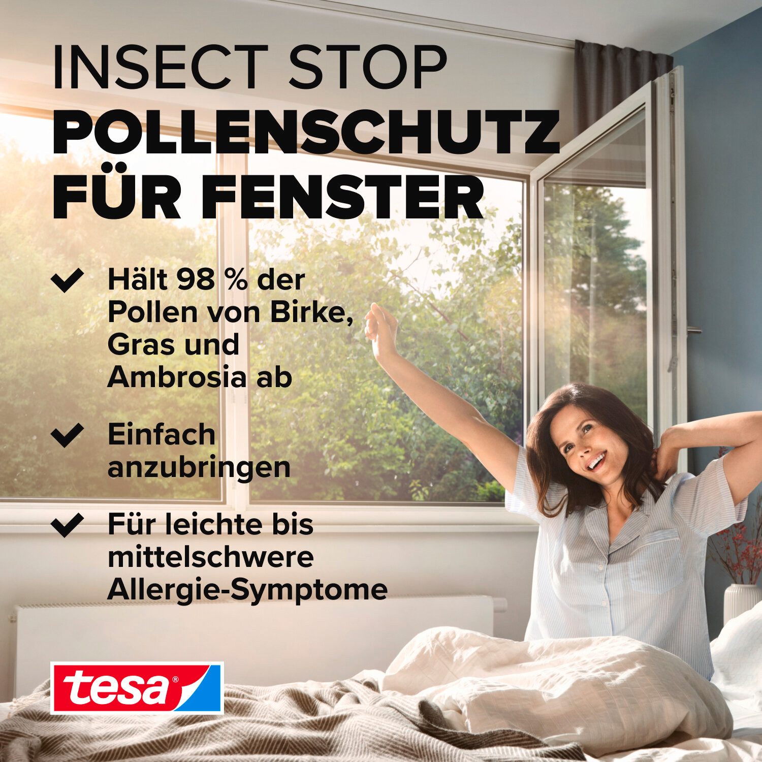 tesa Pollenschutzgitter Pollenschutzgitter für Fenster - günstig online kaufen