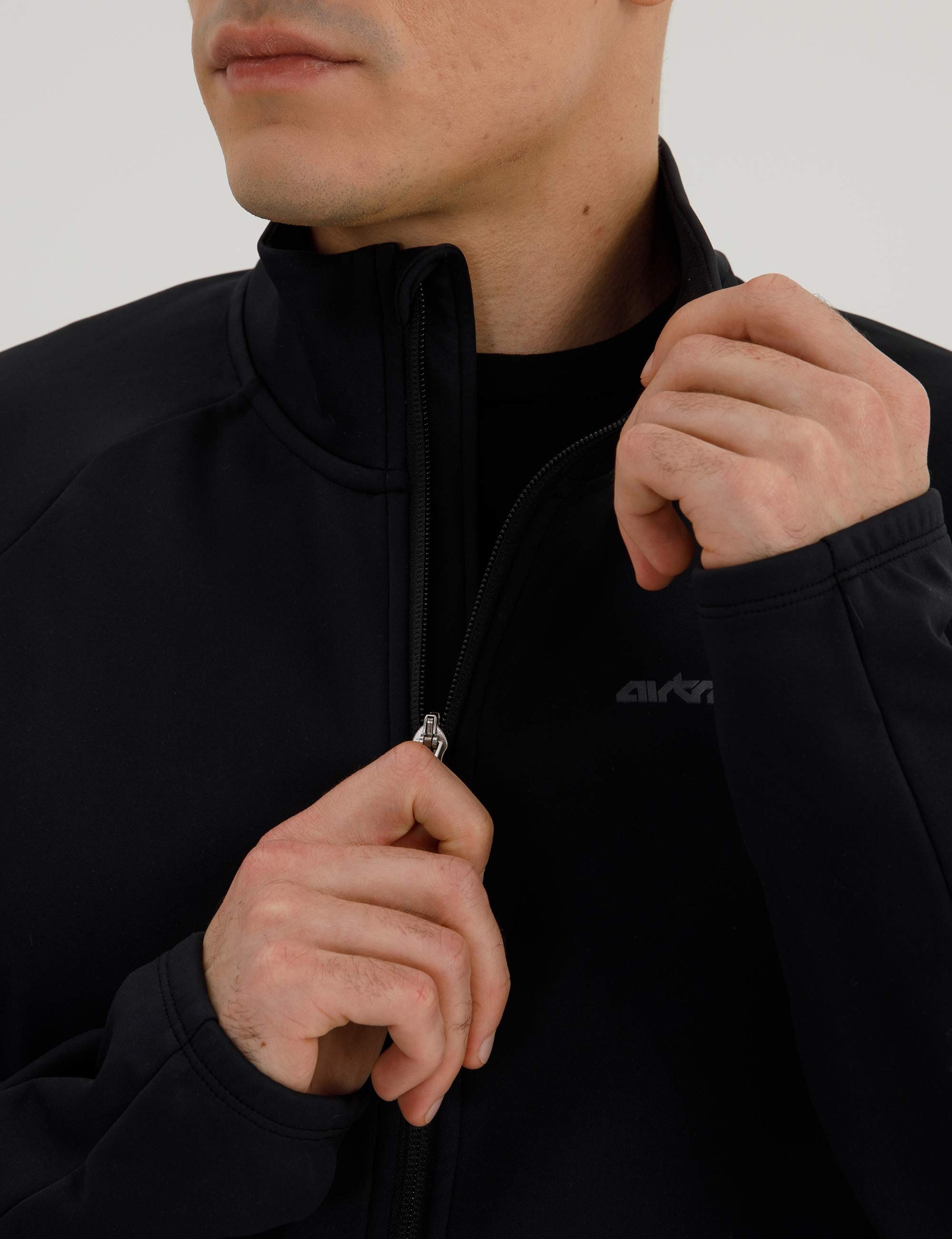 Airtracks Fahrradjacke Herren Winter Thermo Softshell Fahrradjacke Active Comfort Line (Softshell - Wind und Wasserdicht, Funktions Jacke) für die kalte Jahresz – Bild 3 von 4