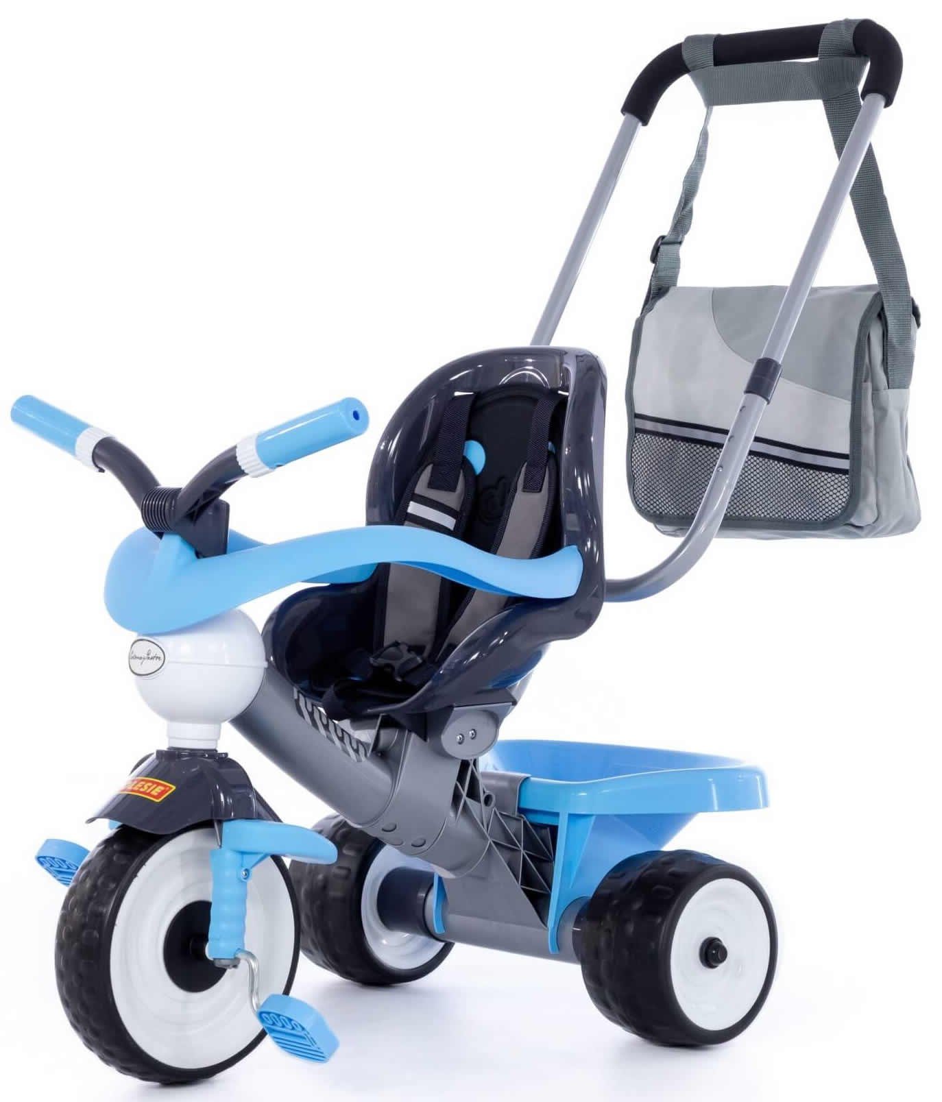Dreirad Dreirad Comfort-2 m. Schutzbügel Mulde Schubstange Pedal Tretfahrzeug