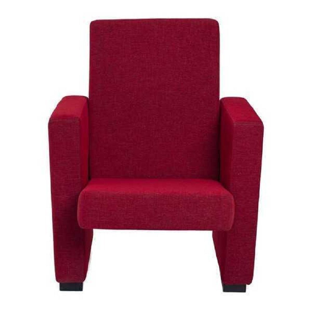 JVmoebel Sessel Sessel Sofa 1-Sitzer Design Luxus Rot Stuhl Klassisch Stoff Textil Neu (1-St., 1x Sessel), Made in Europa