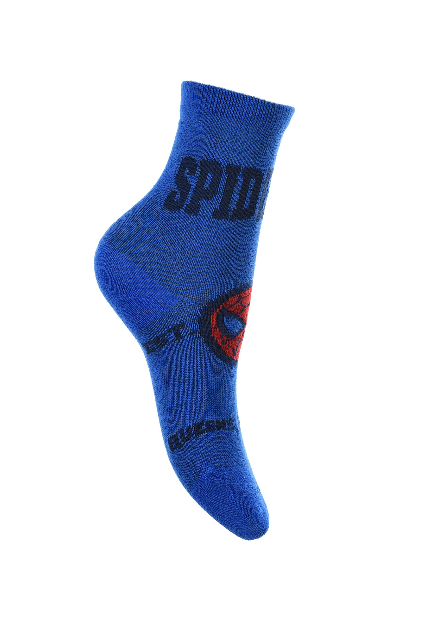 Spiderman Socken Kinder Jungen Socken Strümpfe (3-Paar)