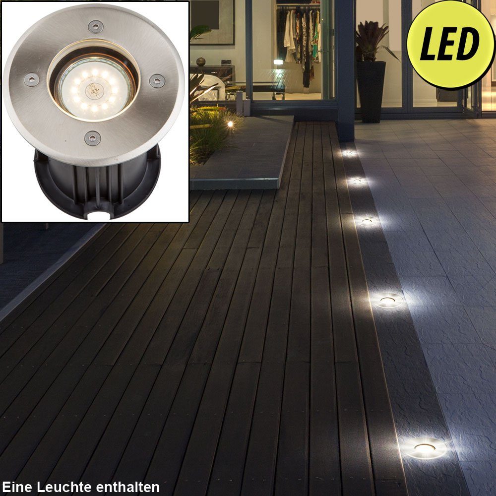 LED Bodenstrahler Spot Einbauleuchte RGB/Warmweiβ Beleuchtung Außen Boden Lampen