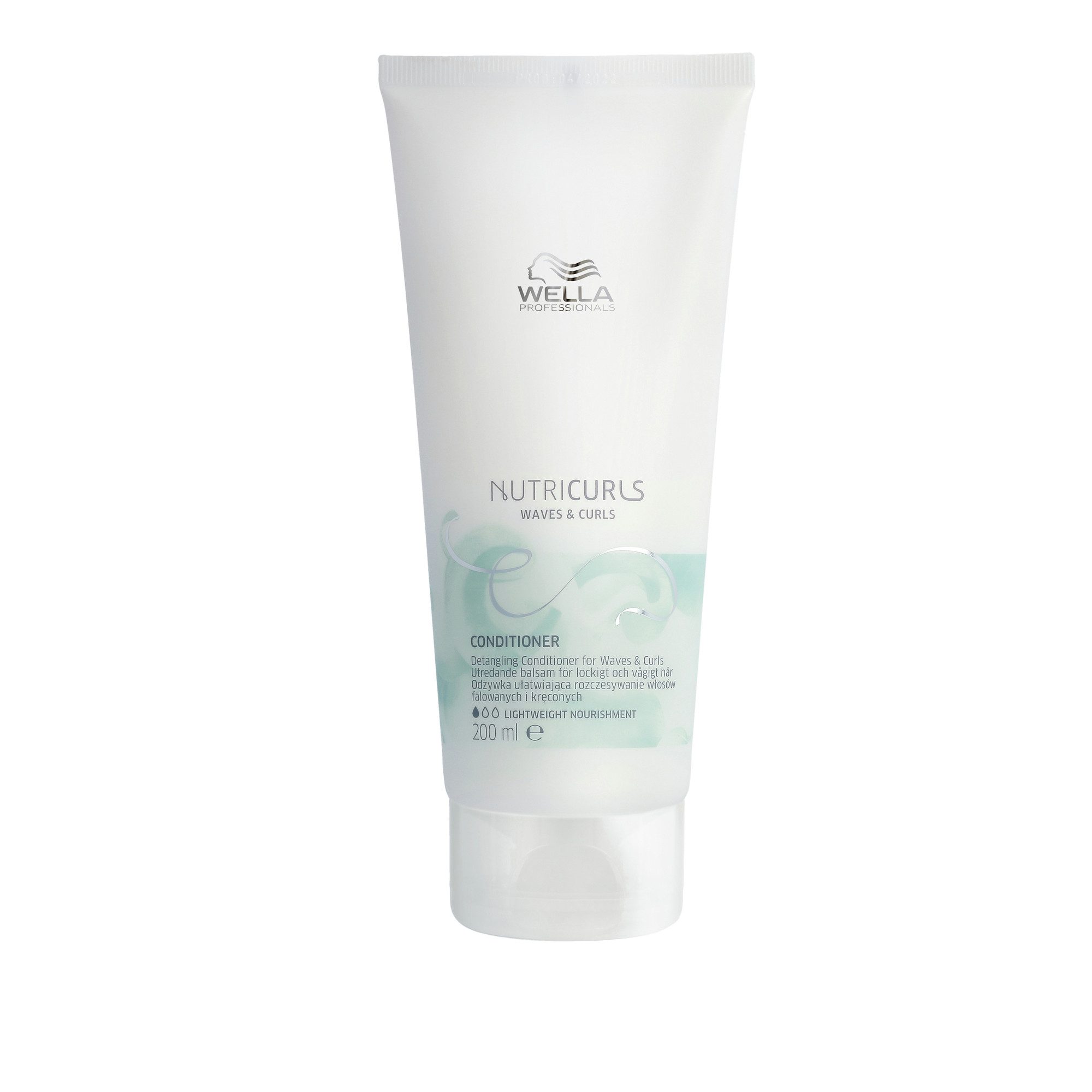 Wella Professionals Haarspülung NutriCurls Conditioner für Locken und welliges Haar, Lockendefinition, Frizz-Kontrolle, Jojobaöl und Weizenkleie-Extrakt