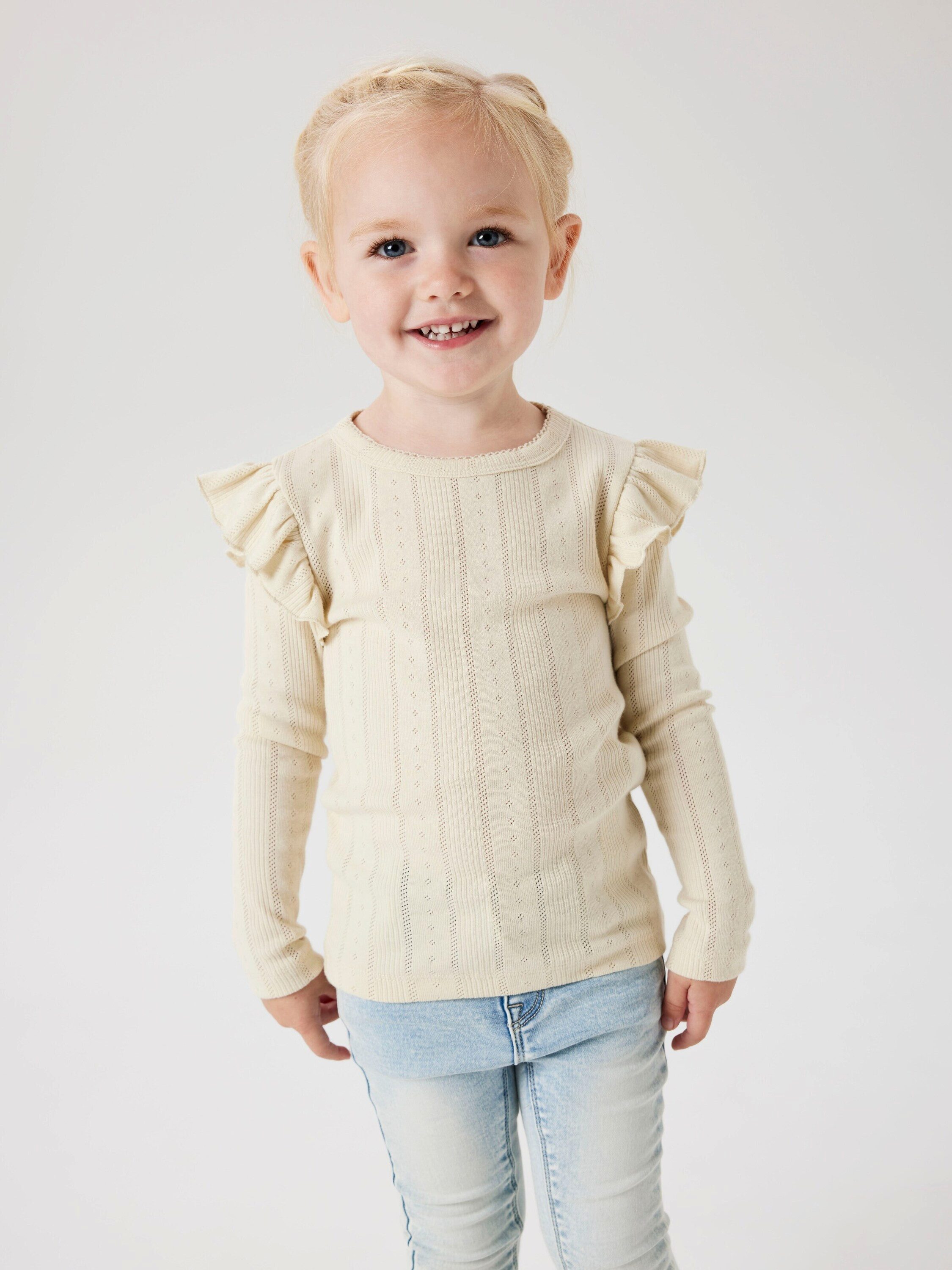 Name It Sweatshirt NMFJulia (1-tlg) Lochmuster günstig online kaufen
