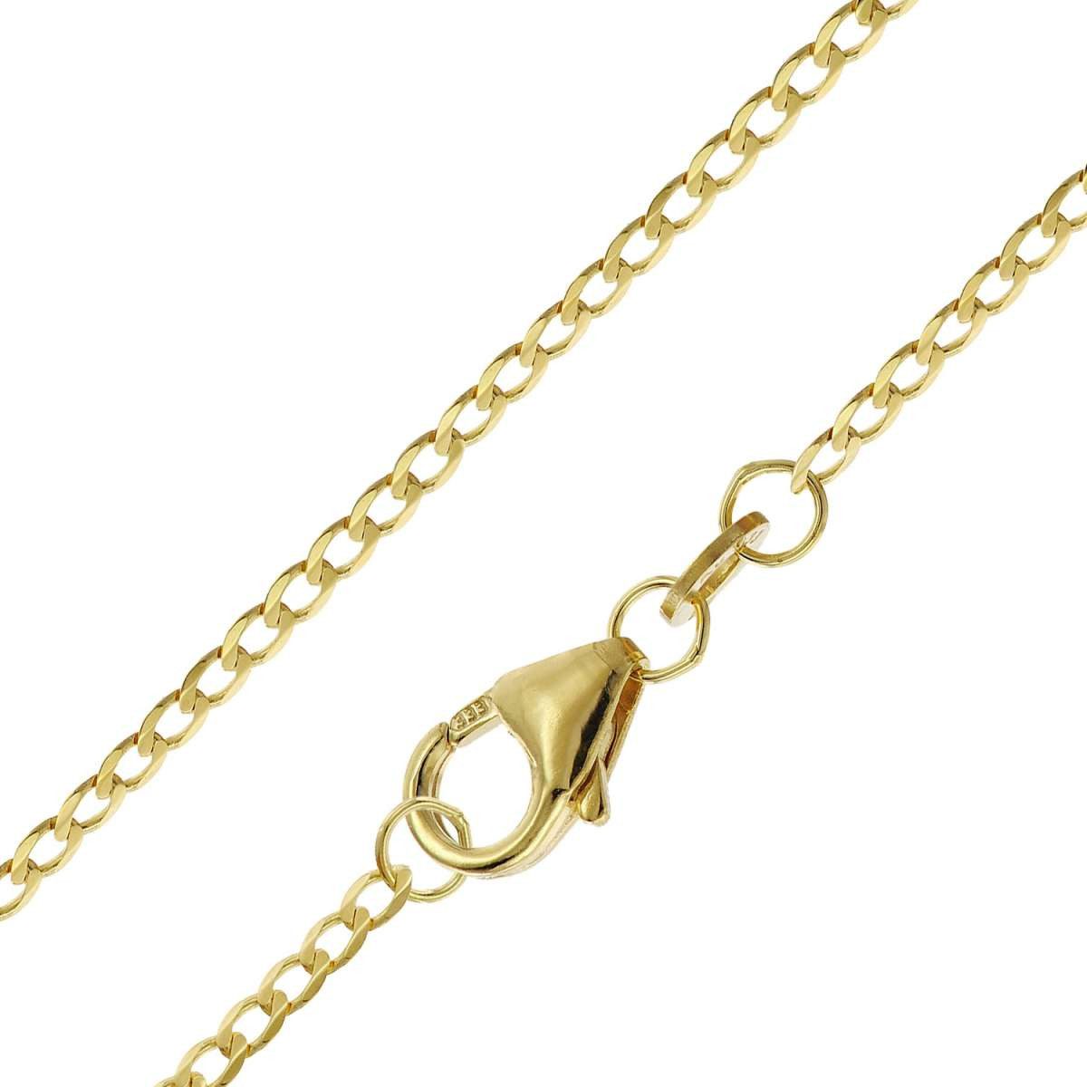 trendor Panzerkette 35683, für Anhänger Gold 333/8K Collierkette 1,6 mm