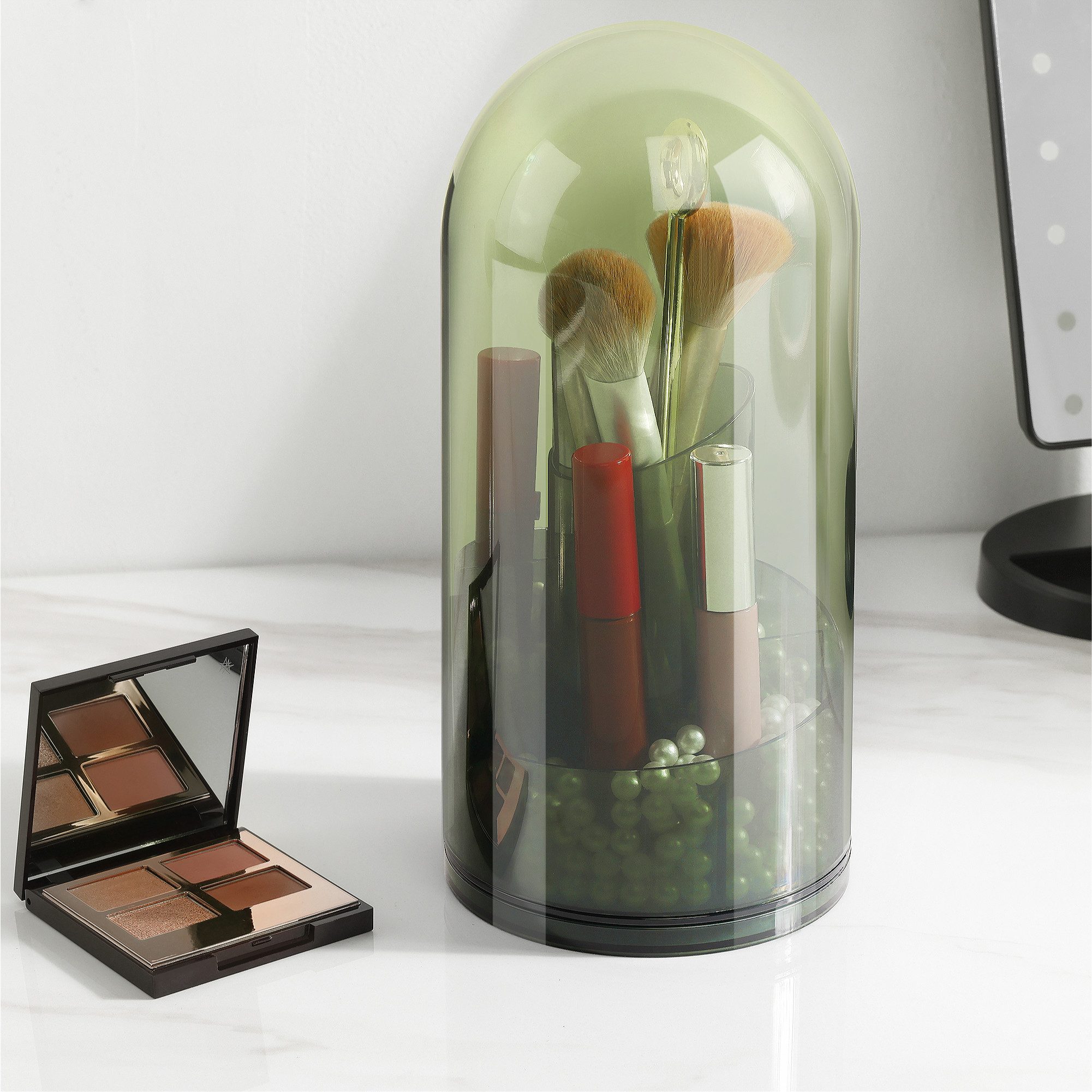 Badorganizer Make Up Pinsel Organizer drehbar - Schminktisch Kosmetik Aufbewahrung