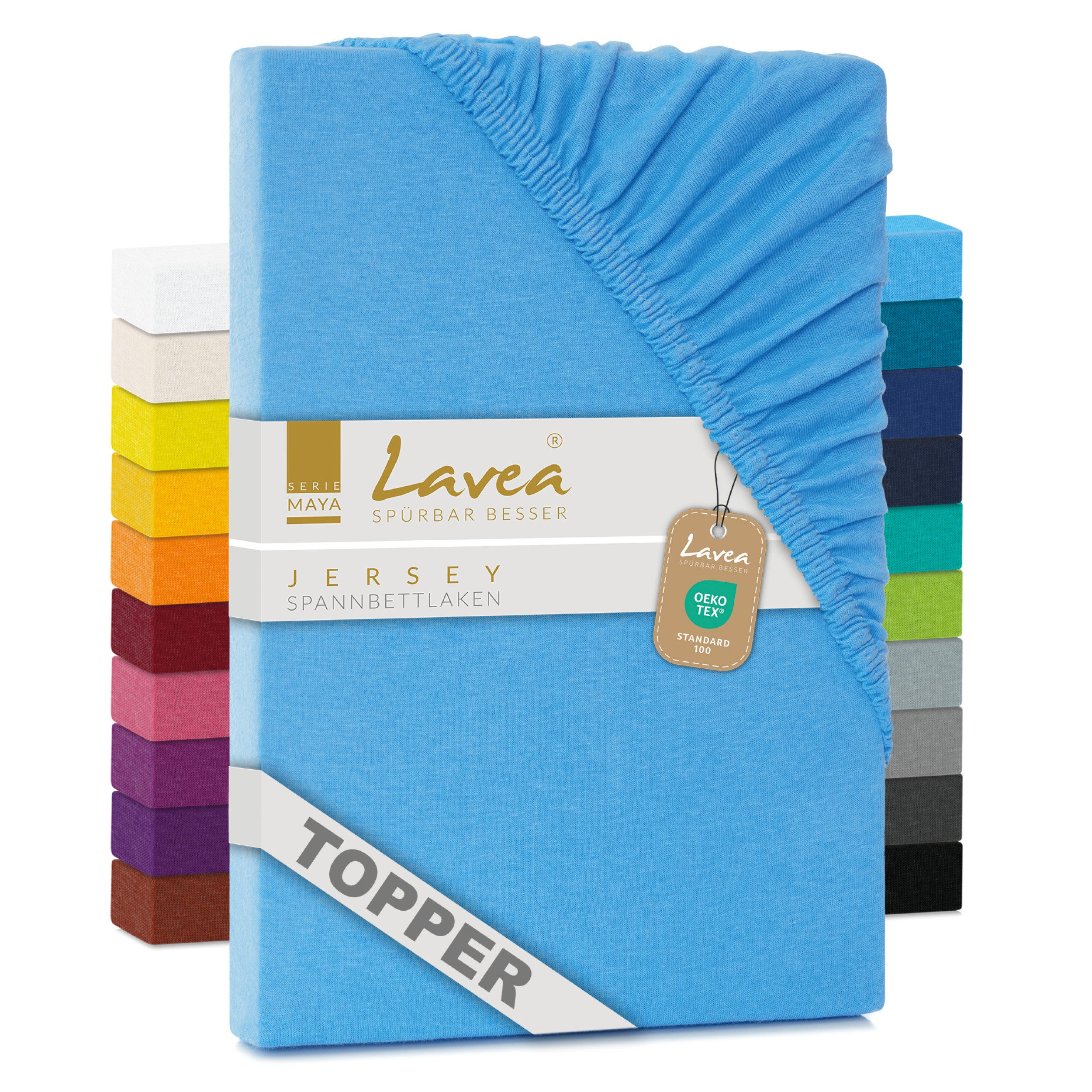Lavea Spannbettlaken Maya, in Gr. 60x140, günstig online kaufen