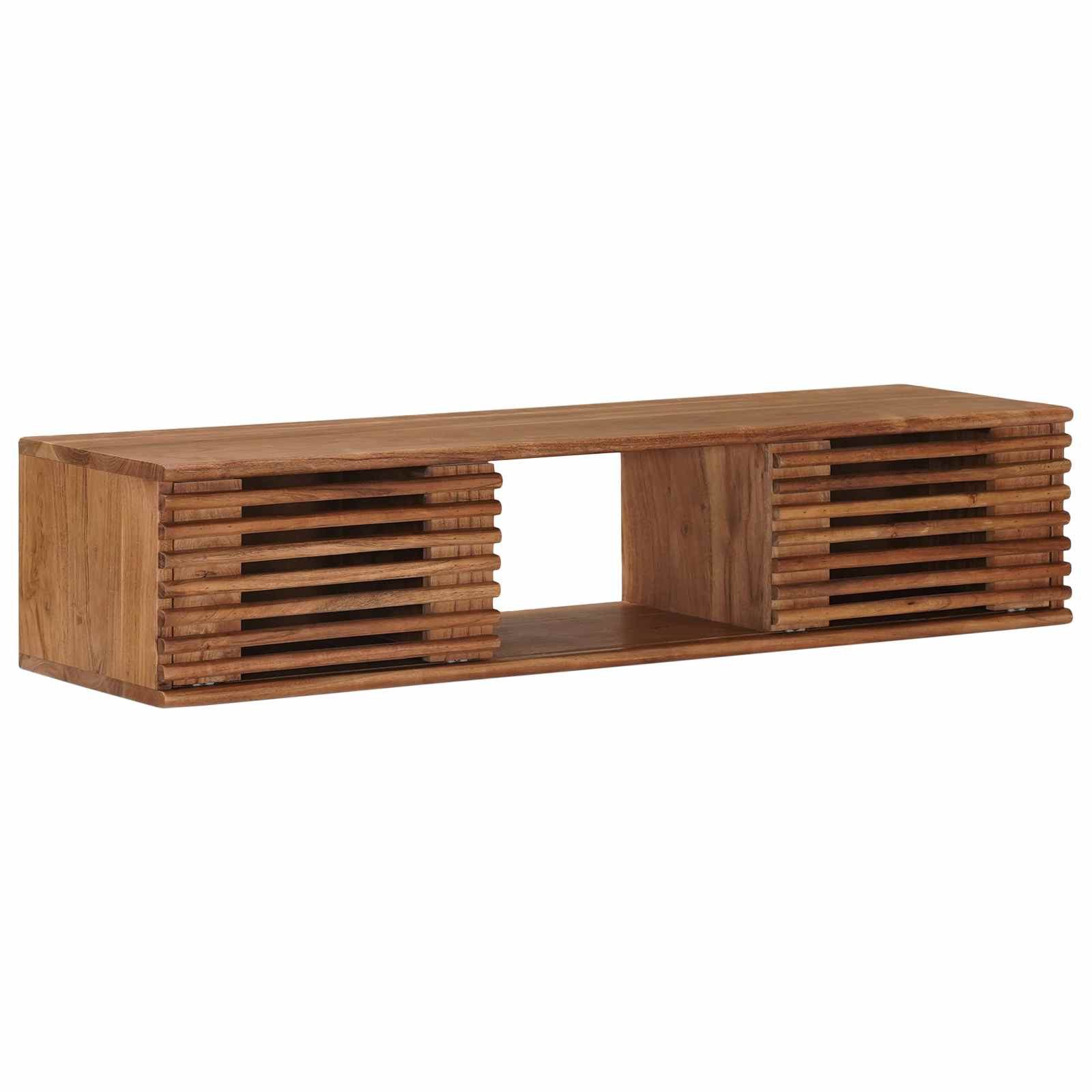 vidaXL TV-Schrank TV-Schränk mit Speicher mit Tür Natur 105 x 30 x 22,5 cm (1-St)