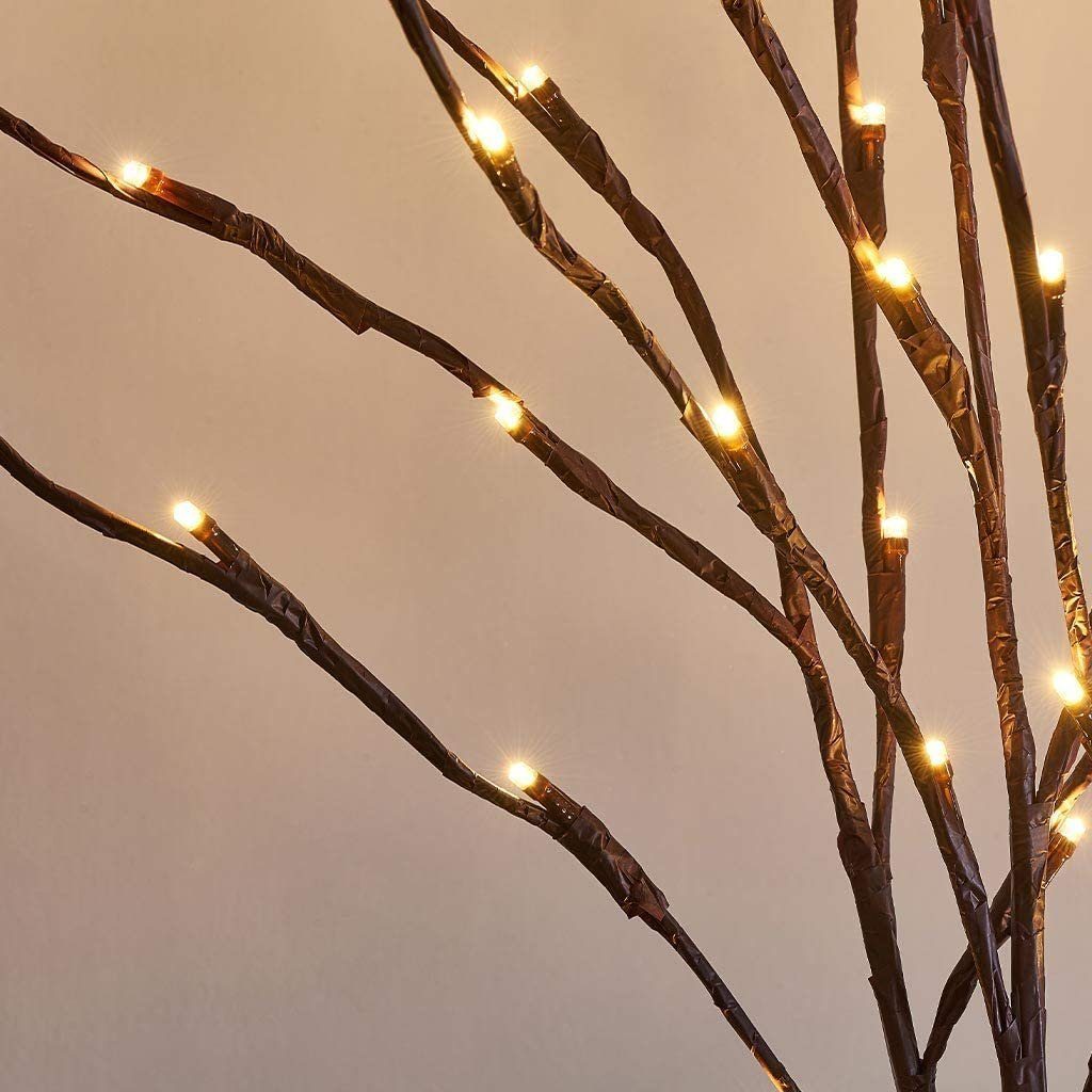 Lichter Stripe Jormftte LED Weihnachtsbaum-Zweig-Lichter,festliche