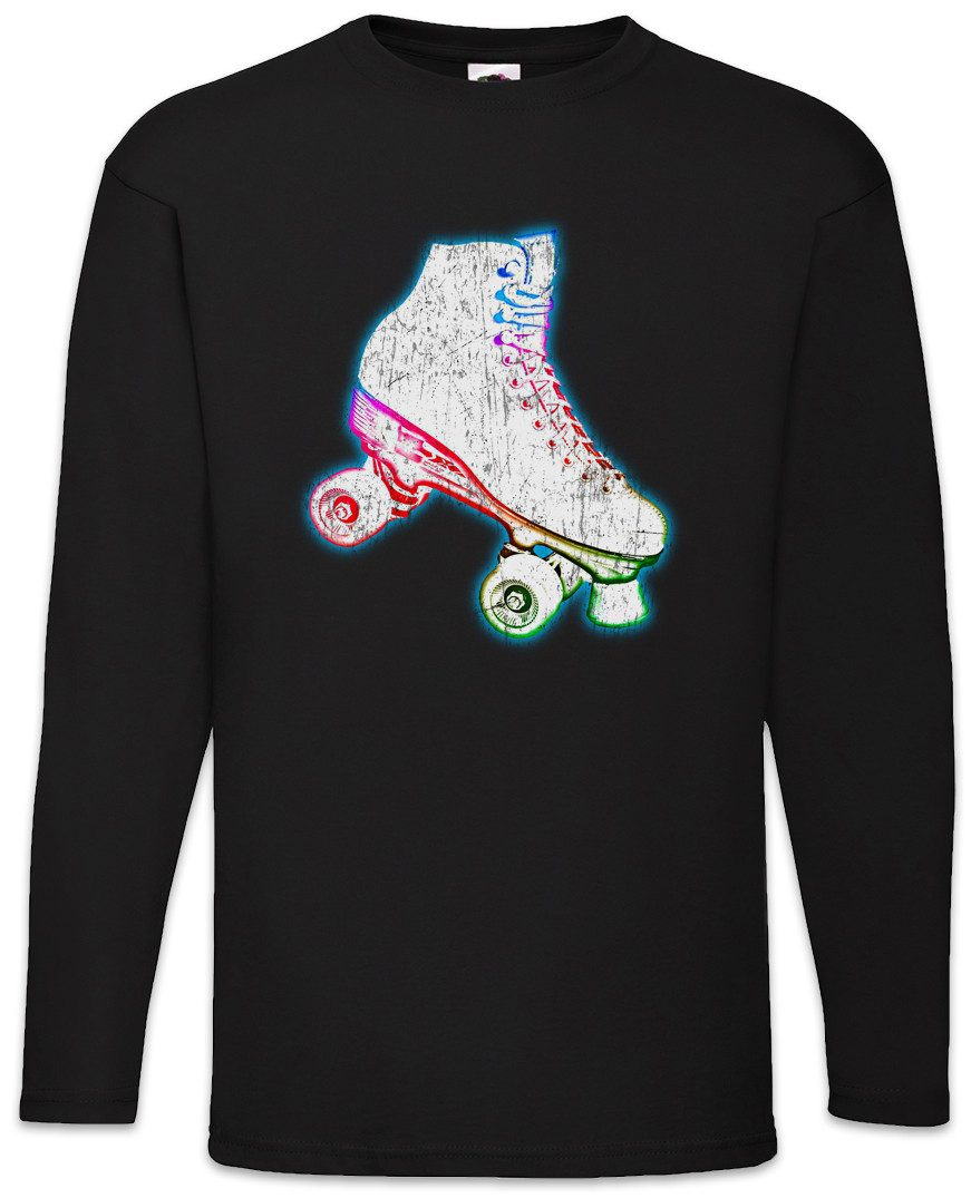 Urban Backwoods Langarmshirt Roller Skate Langarm T-Shirt Rollschuhe Skater Inline-Skater Inliner (1-tlg) Inline Skates Girl Derby