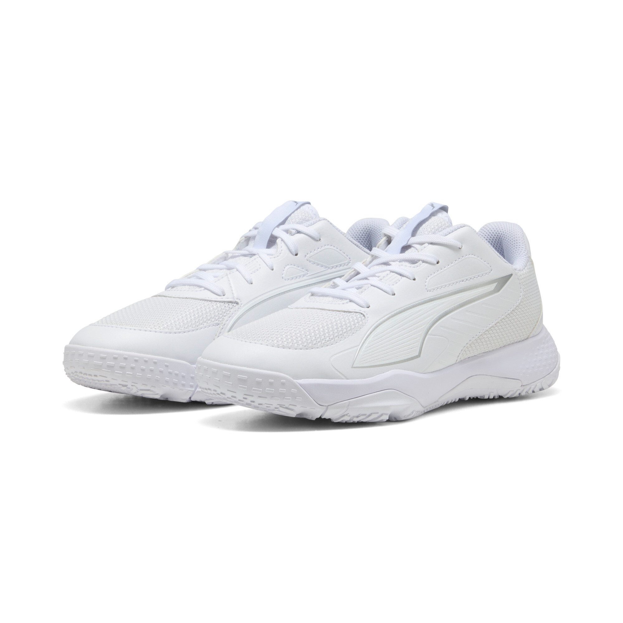 Accelerate Jr 4 GREY DAWN HEATHER-PUMA WHITE-T Handballschuh