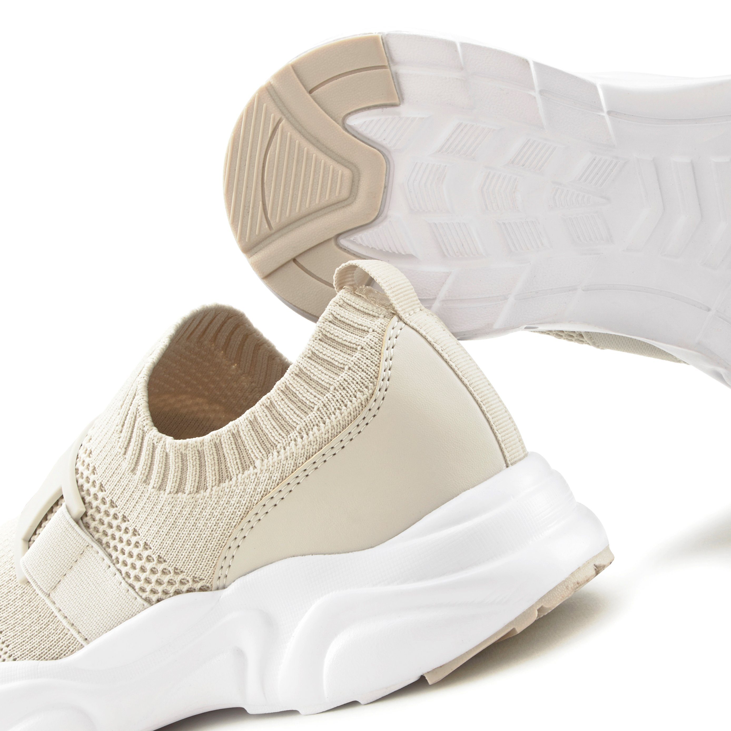 LASCANA ACTIVE Slip-On-Sneaker, Sneaker Halbschuh, Freizeitschuh, Slipper, Chunky Sohle VEGAN