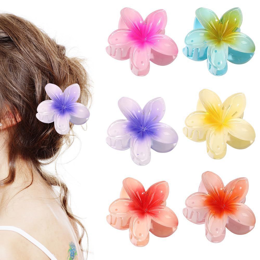 Haarspange 12 Stück Blumen Haarklammer, Blumen Haarspangen