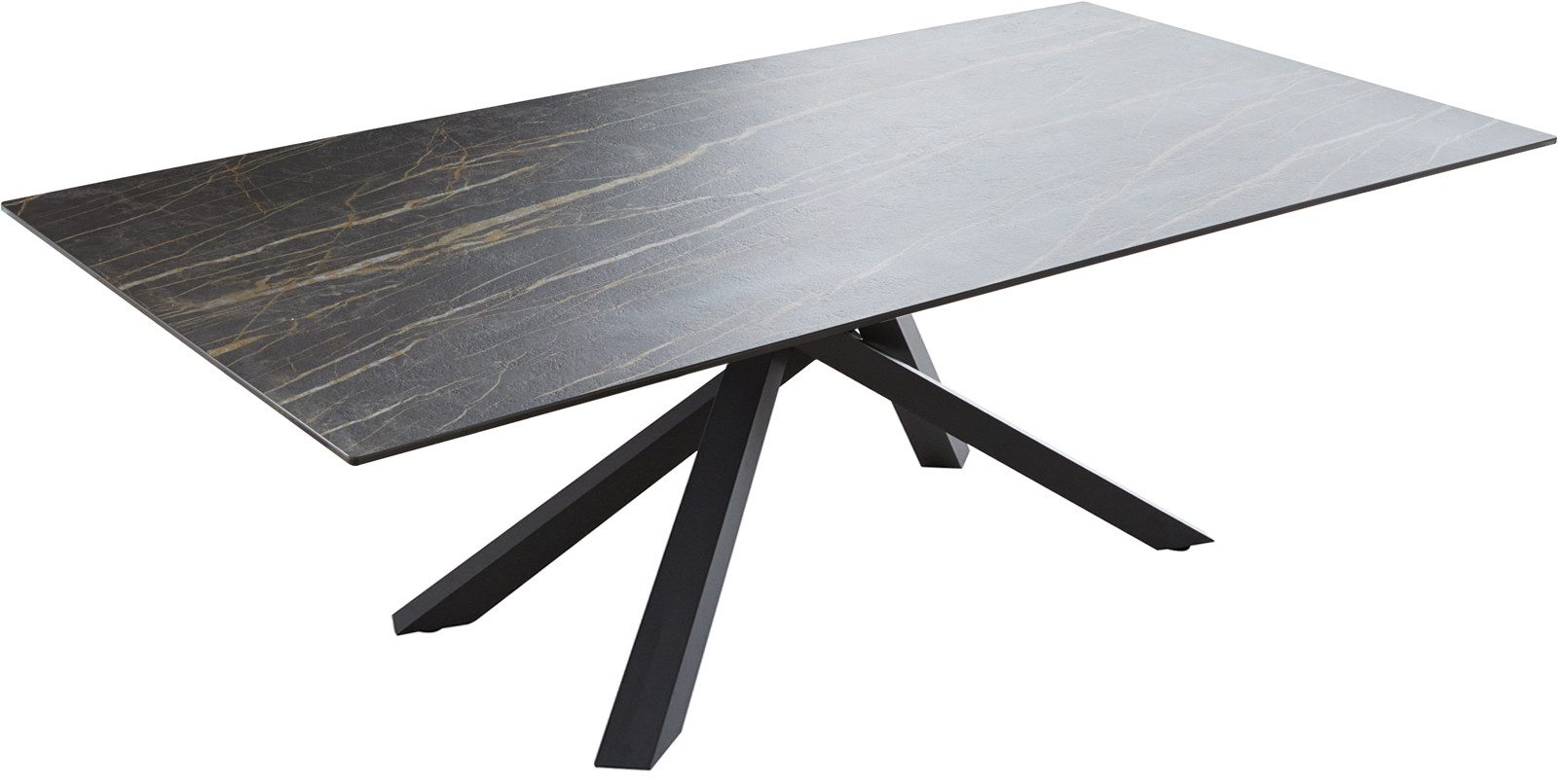 DELIFE Esstisch Edge, Keramik Laminam®Noir Desir günstig online kaufen