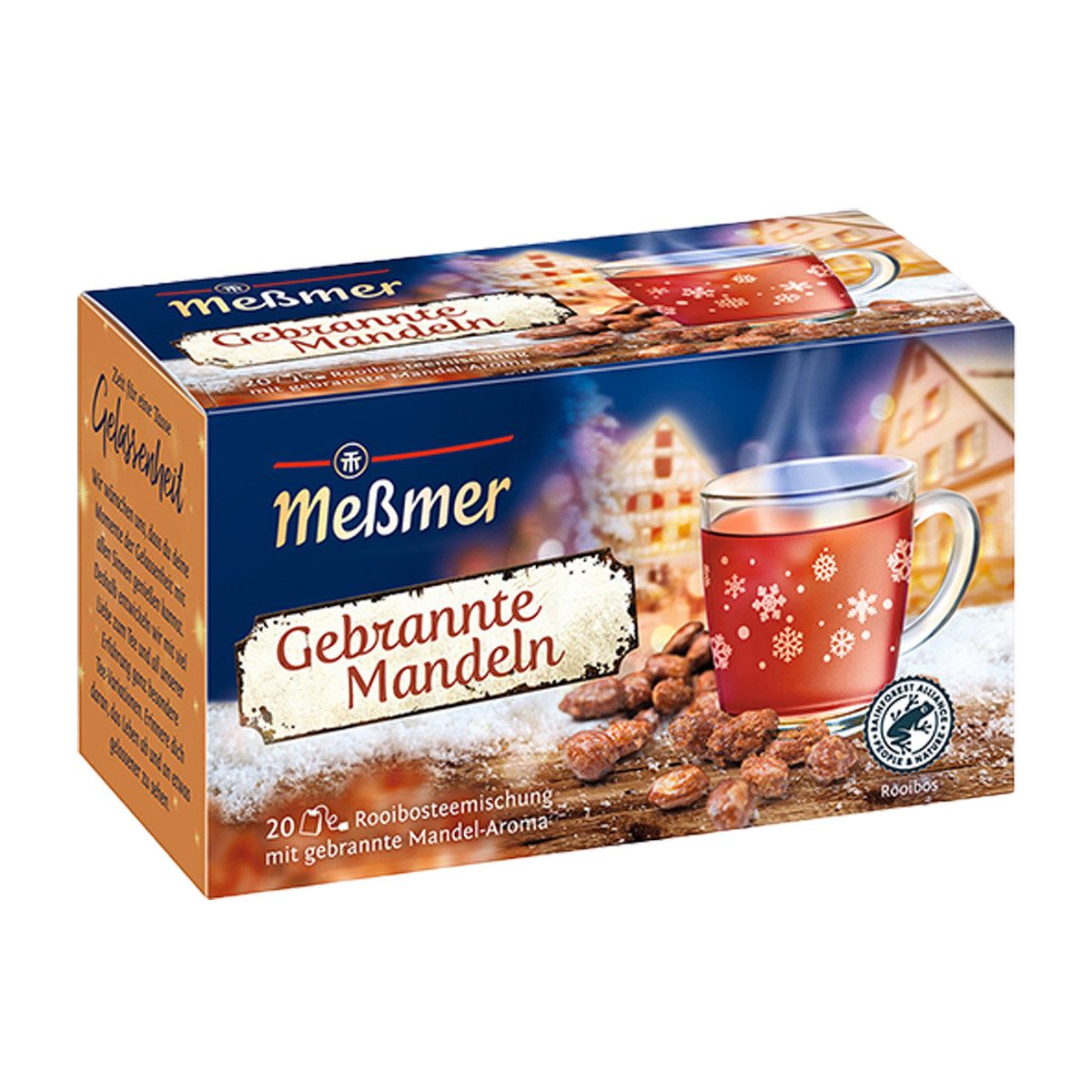 Meßmer Tee, Meßmer Gebrannte Mandeln 20 Teebeutel Rooibosteemischung 50g