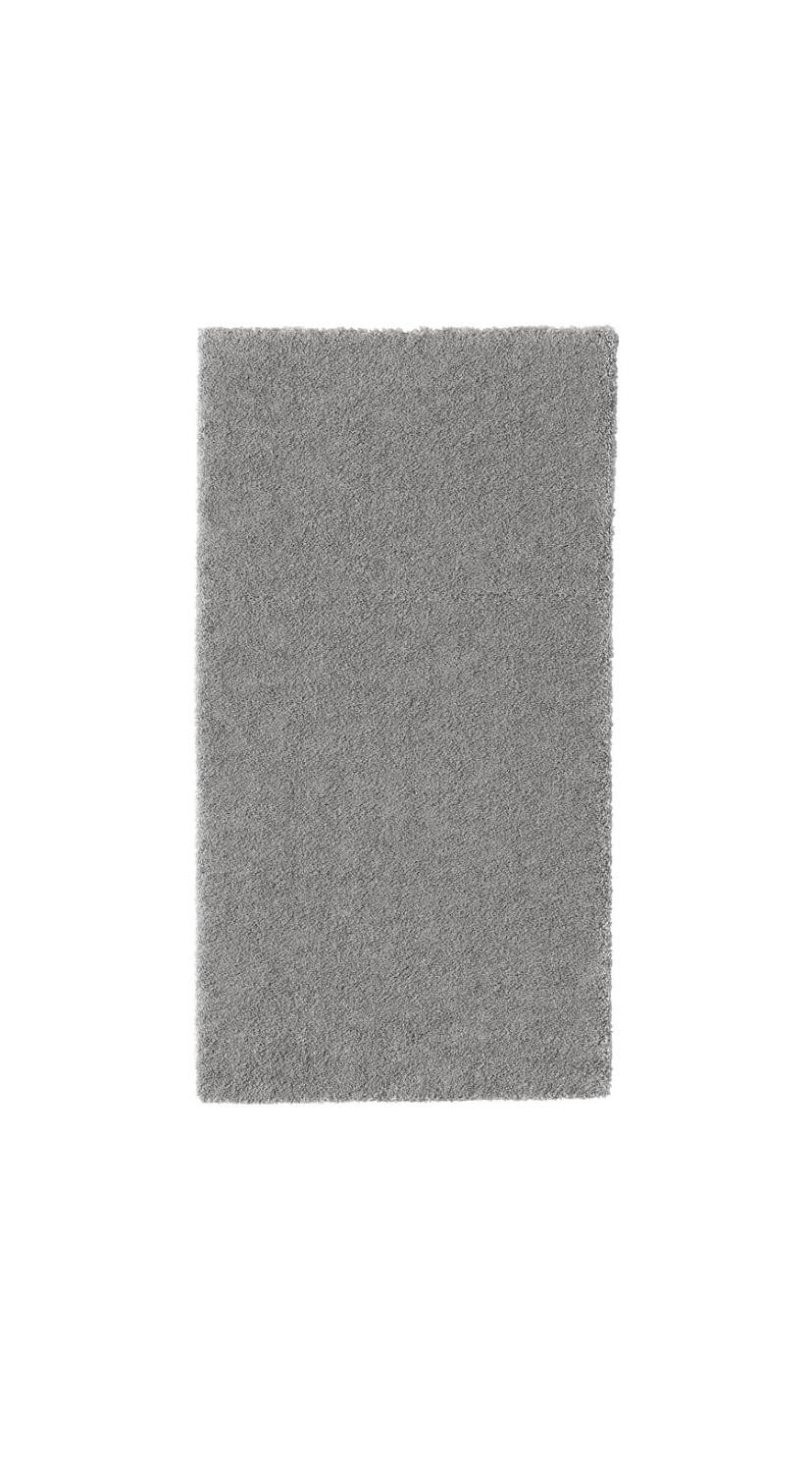 IKEA Teppich Ikea STOENSE Teppich Kurzflor, 80 x 150 cm, Mittelgrau