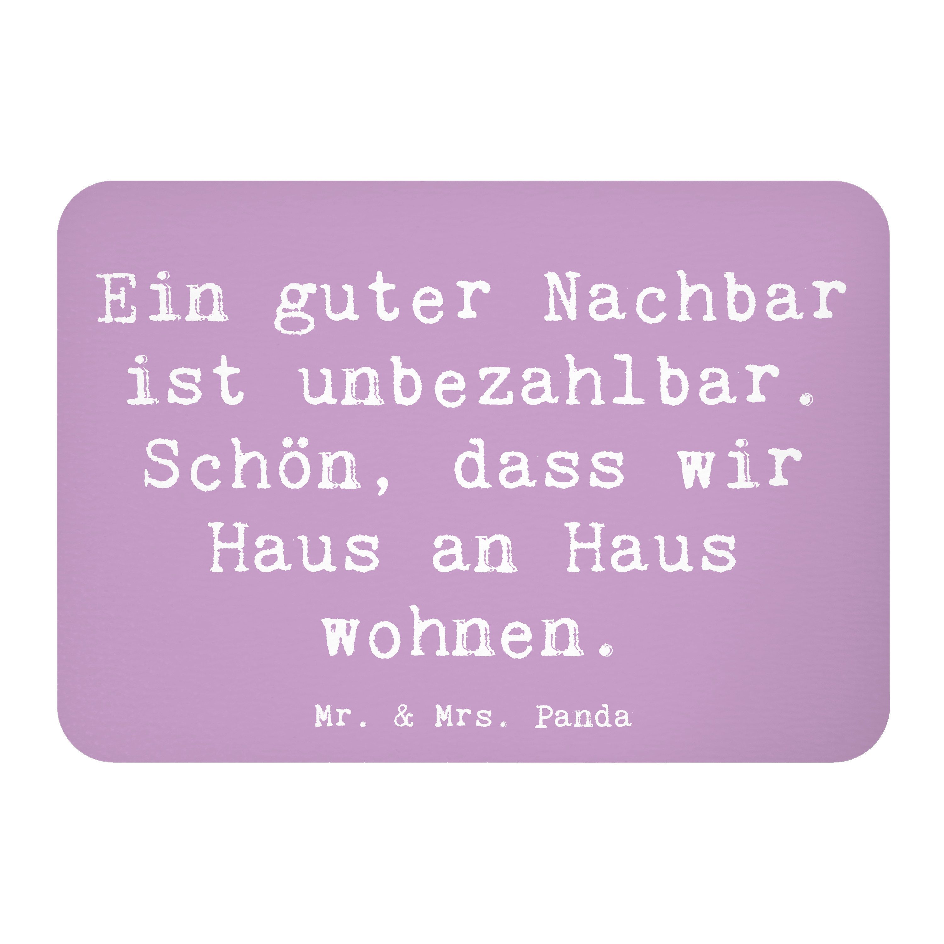 Magnet Spruch Guter Nachbar - Lavendeltraum - Geschenk, Nachbarschaft, Notiz