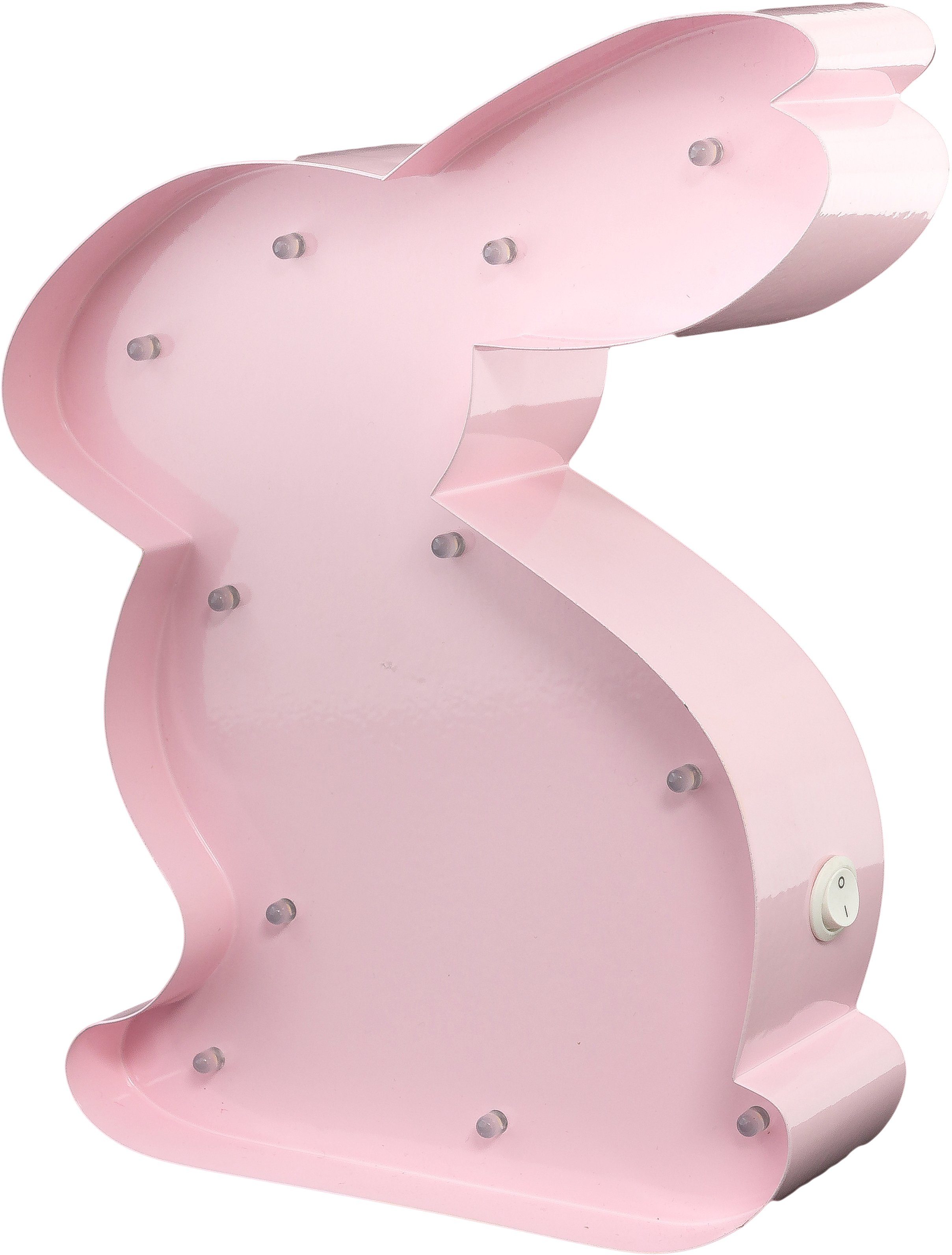 Rabbit, Tischlampe cm Rabbit LEDs LED integriert, 15x23 Dekolicht 11 festverbauten MARQUEE - Wandlampe, LIGHTS fest LED Warmweiß, mit