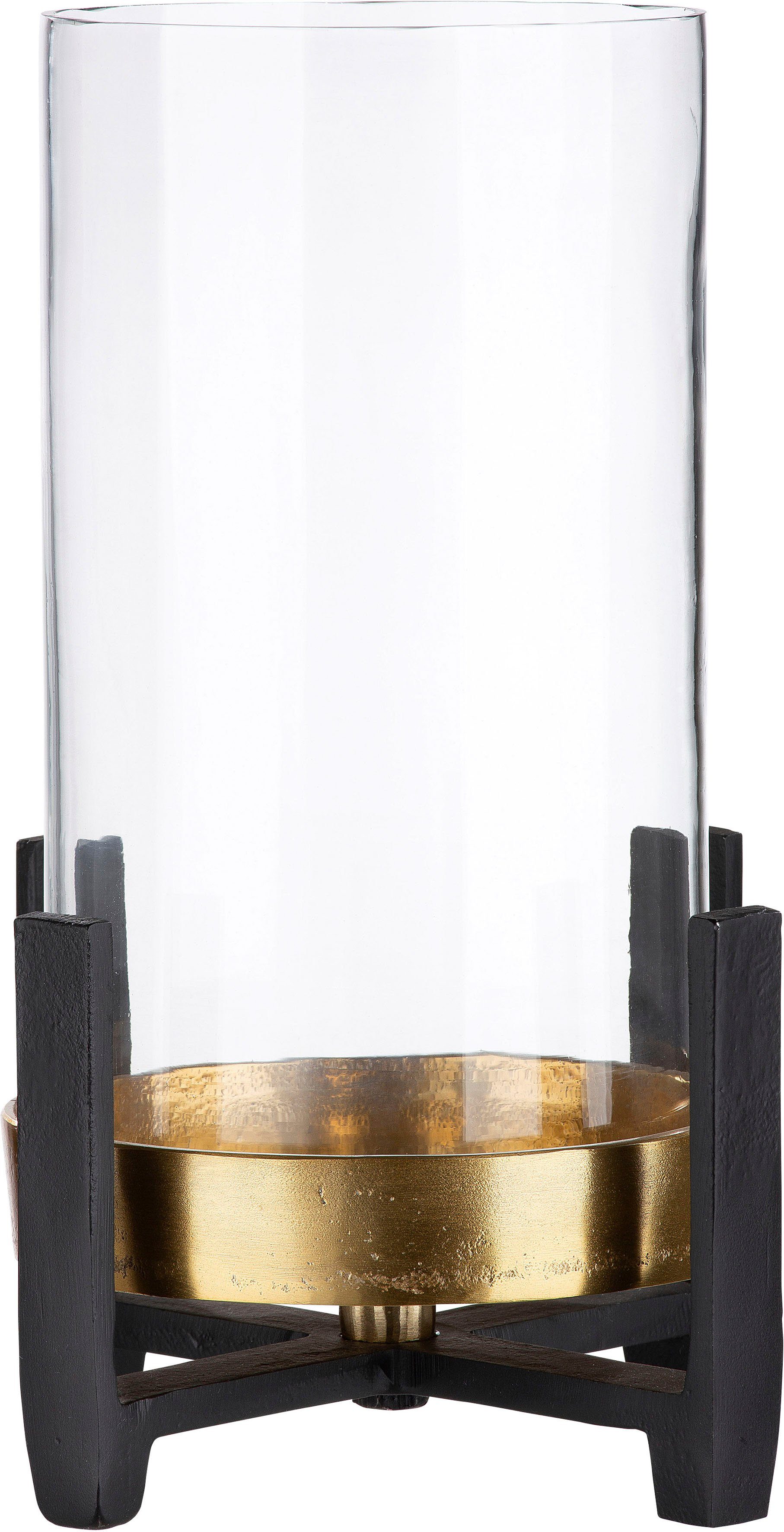 GILDE Windlicht Nuro (1 St), aus Aluminium, mit Glaseinsatz | Windlichter