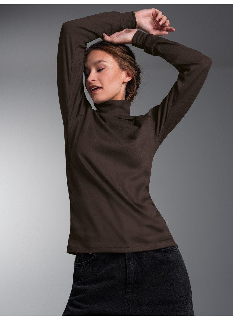 Trigema Rollkragenshirt TRIGEMA Langarm Ski- und Sport-Rollkragenpullover (1-tlg)