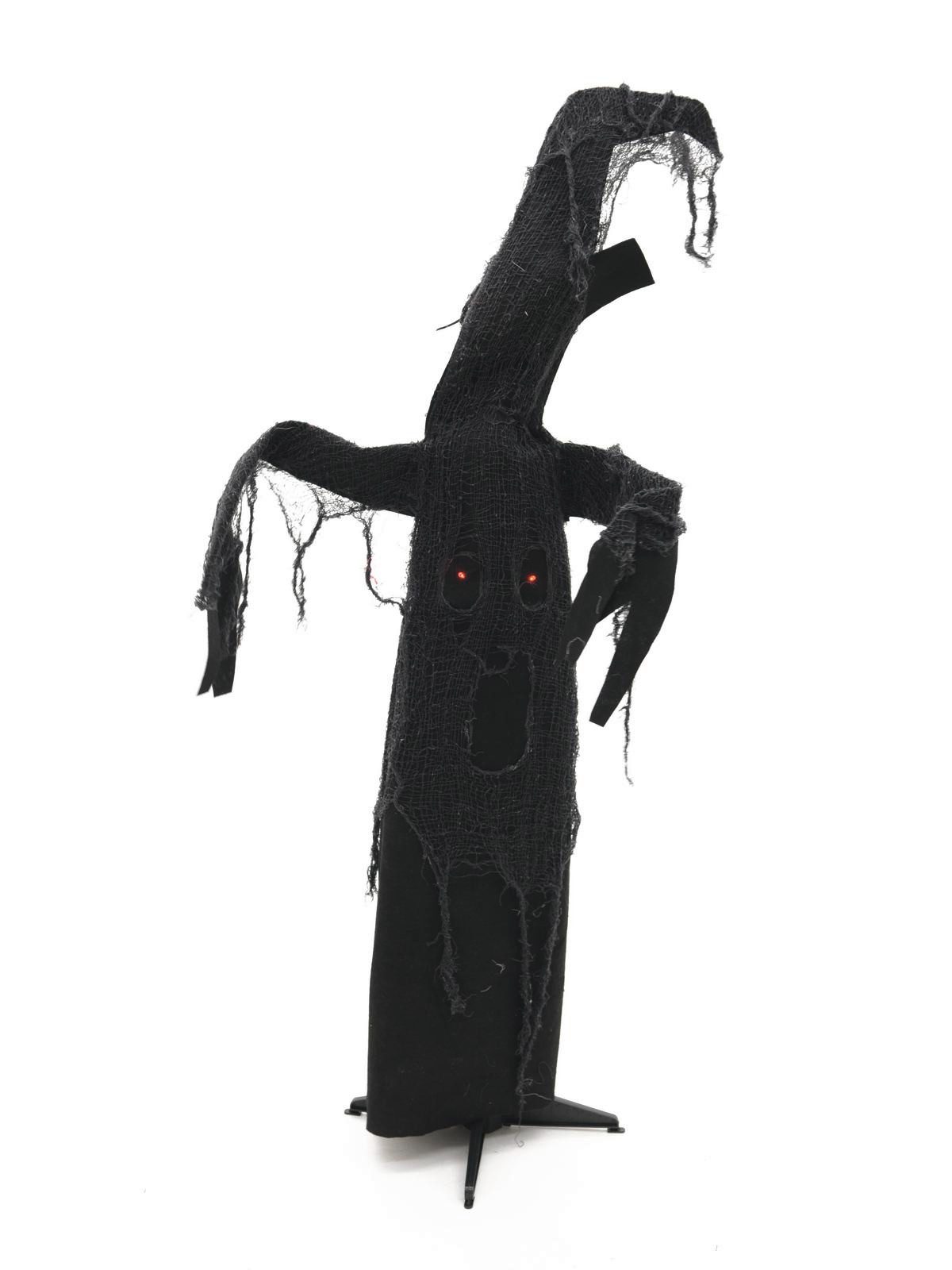 EUROPALMS Dekobaum Bewegter Schwarzer Baum Halloween Dekoration 110cm Licht und Geräusche