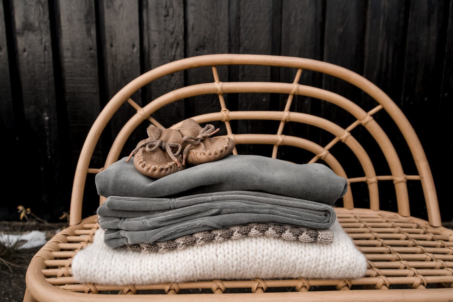 Huttelihut Huttelihut Leder Krabbelschuhe Farbe Camel aus Schaffell Krabbelschuh