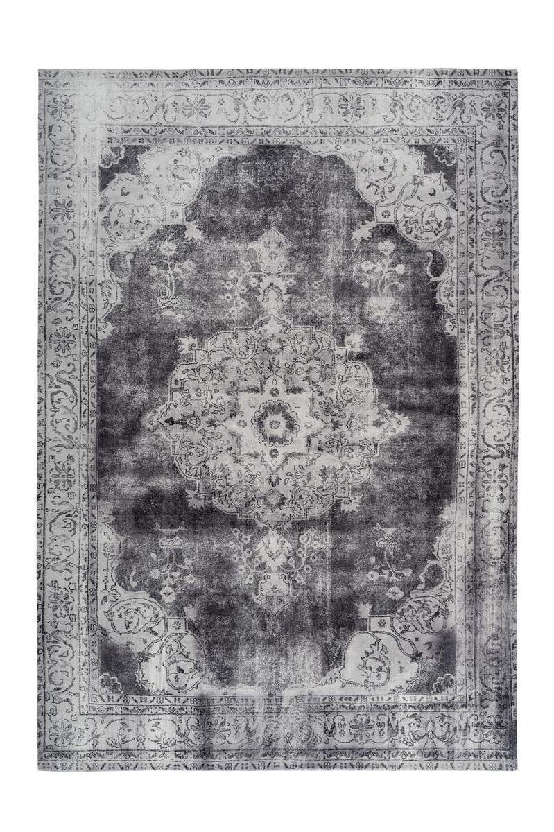 Qiyano Teppich Kurzflorteppich Hikina 100 Anthrazit günstig online kaufen