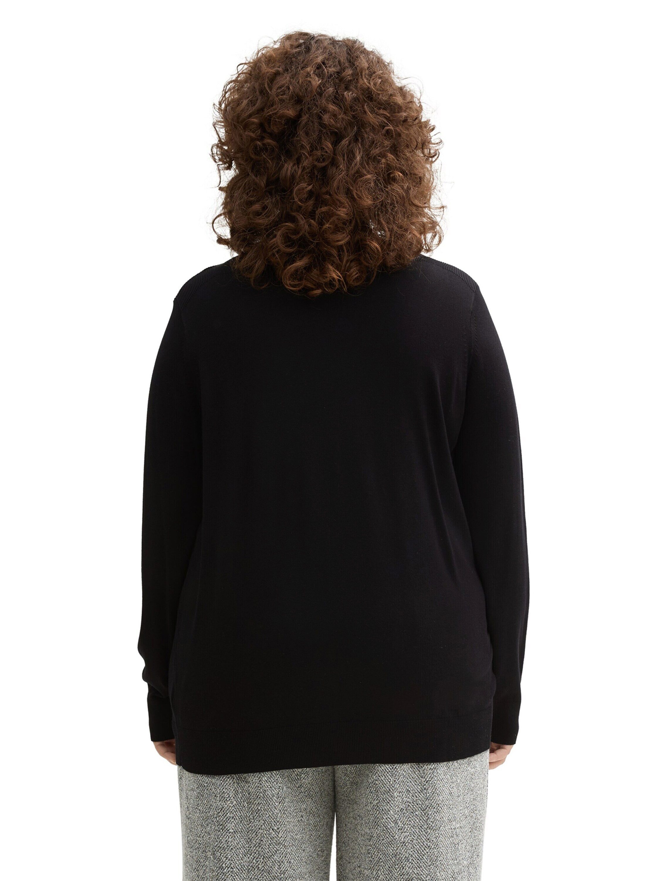 Tom Tailer Women + Strickpullover (1-tlg) Plain/ohne Details