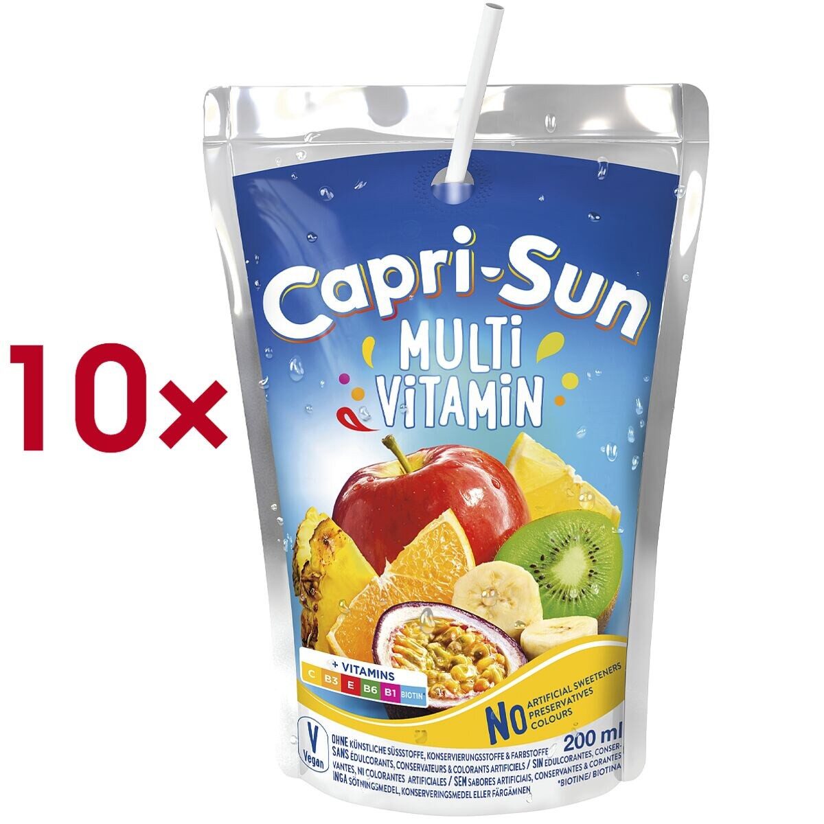 CAPRI-SUN Softgetränk Multivitamin, 10x 200 ml