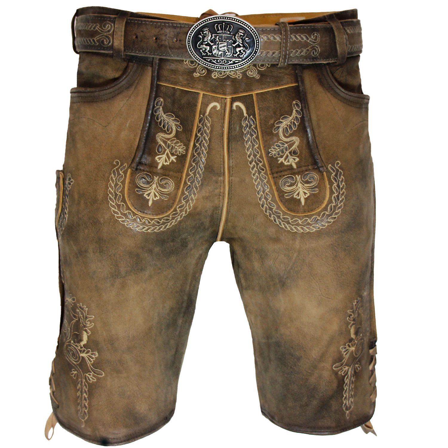 Maddox Trachtenlederhose MADDOX Herren Lederhose 'Kochelsee' mit Gürtel, S günstig online kaufen