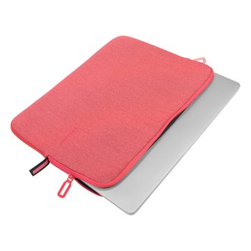 Tucano Laptop-Hülle Second Skin Mélange, Neopren Notebook Sleeve, Rot 12 Zoll, 12-13 Zoll Laptops