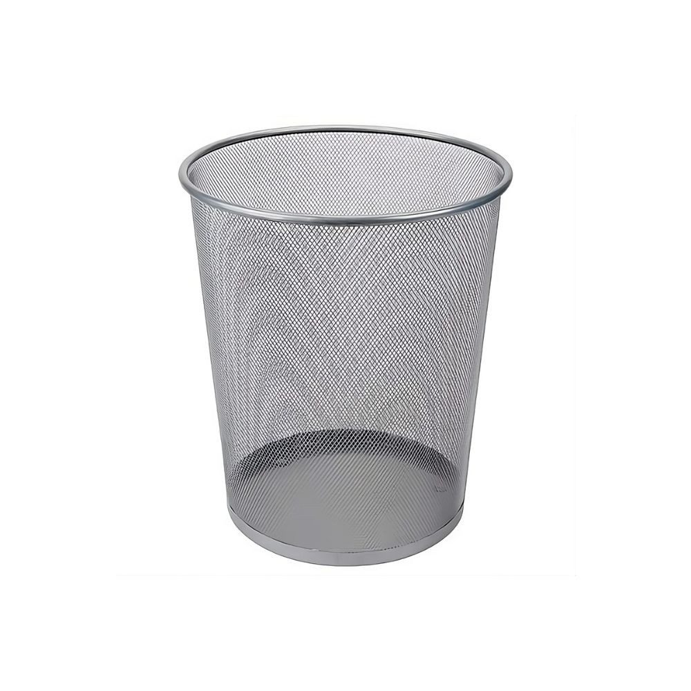 Riyashop Mülleimer Papierkorb 19l Papiereimer Mülleimer Drahteimer Abfalleimer Schwarz