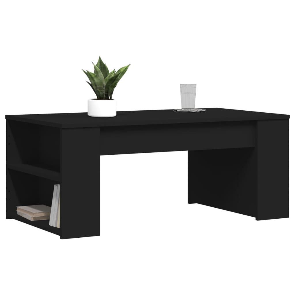 vidaXL Couchtisch Couchtisch Schwarz 102x55x42 cm Holzwerkstoff (1-St) günstig online kaufen