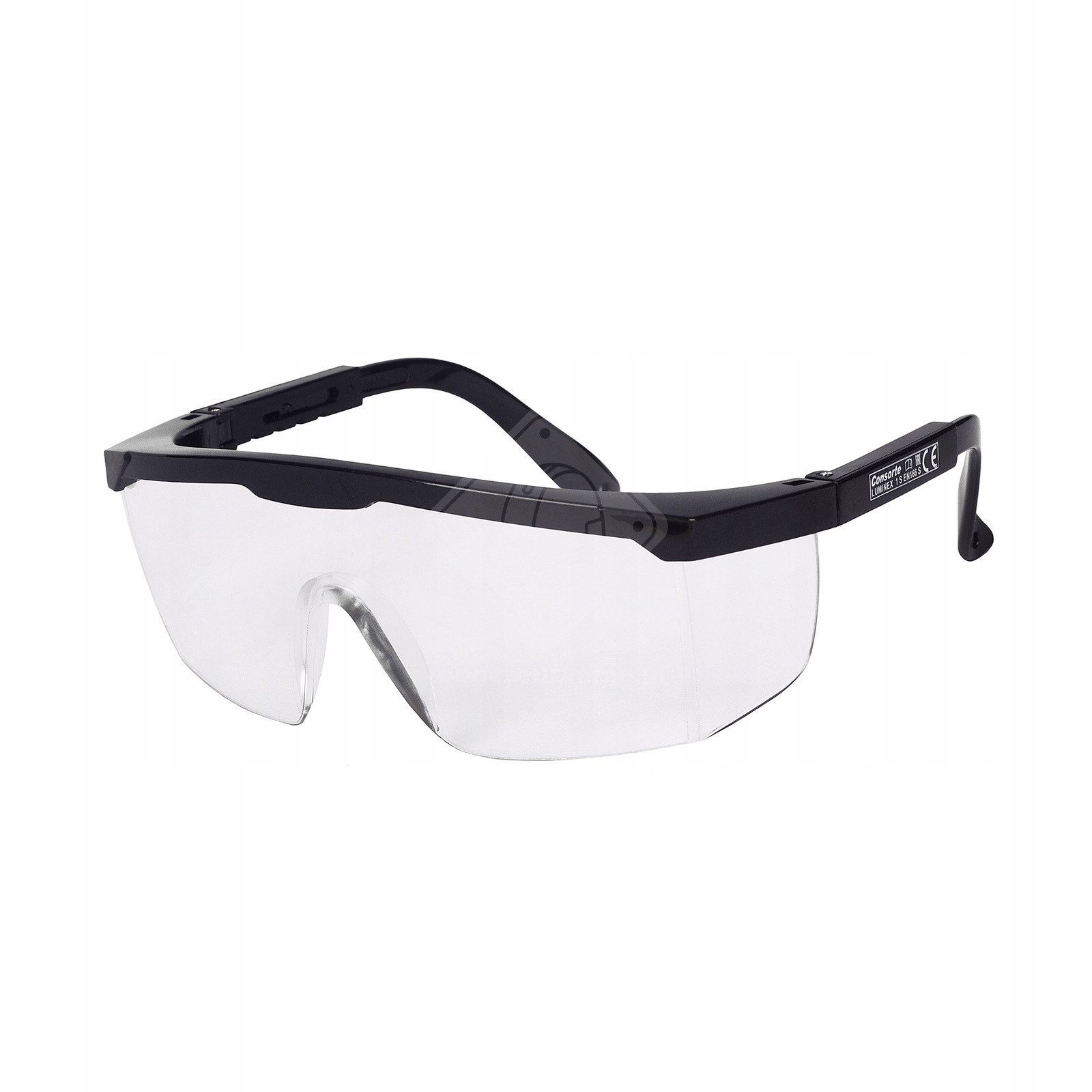 TRIZERATOP Arbeitsschutzbrille Schutzbrille mit Bügel, und Seitenschutz EN -166, verstellbar – Bild 2 von 3