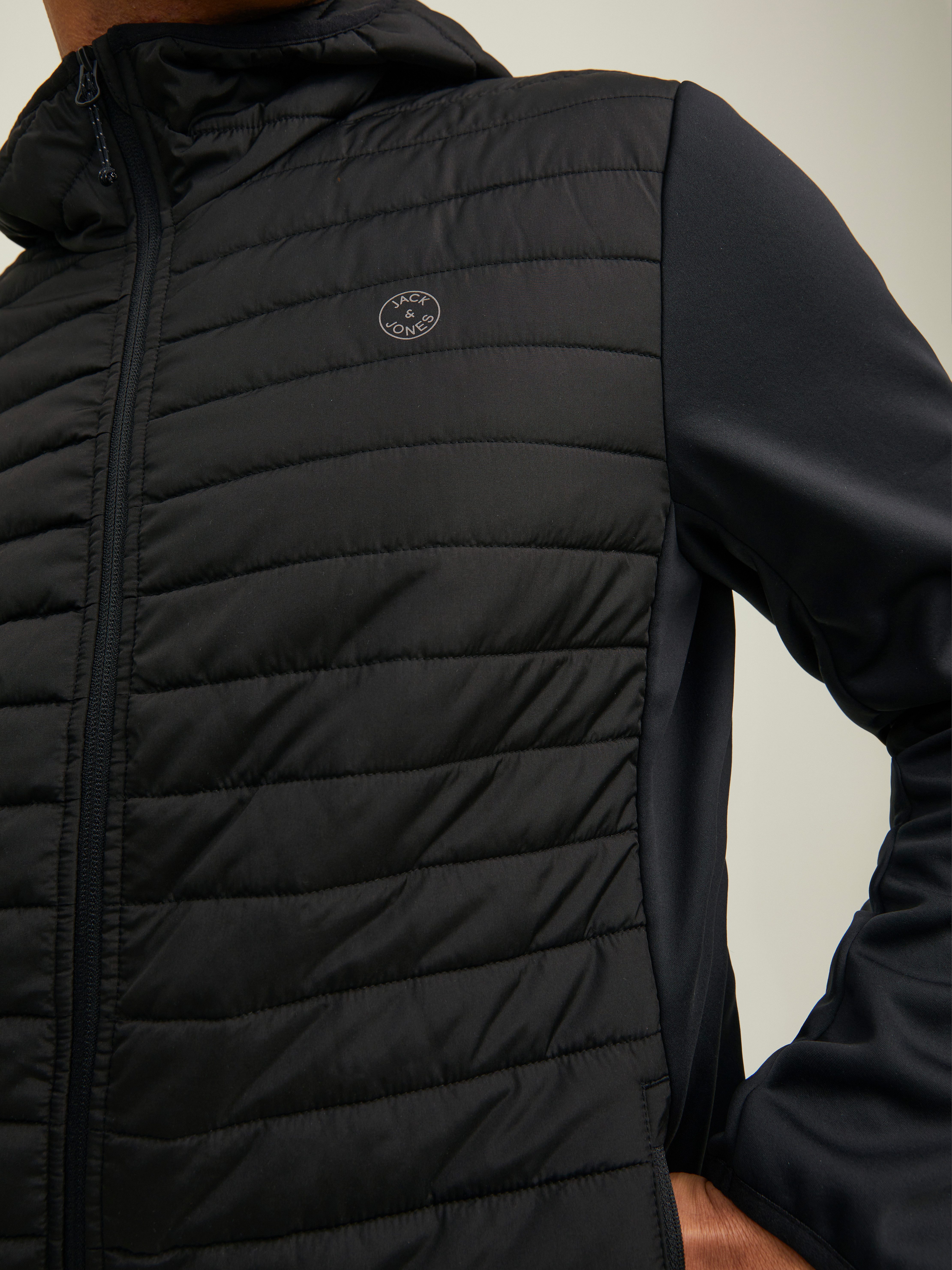 Jack & Jones Steppjacke JJEMULTI mit Kapuze und Futter unifarben, modisch, regular fit, Polyester – Bild 4 von 5