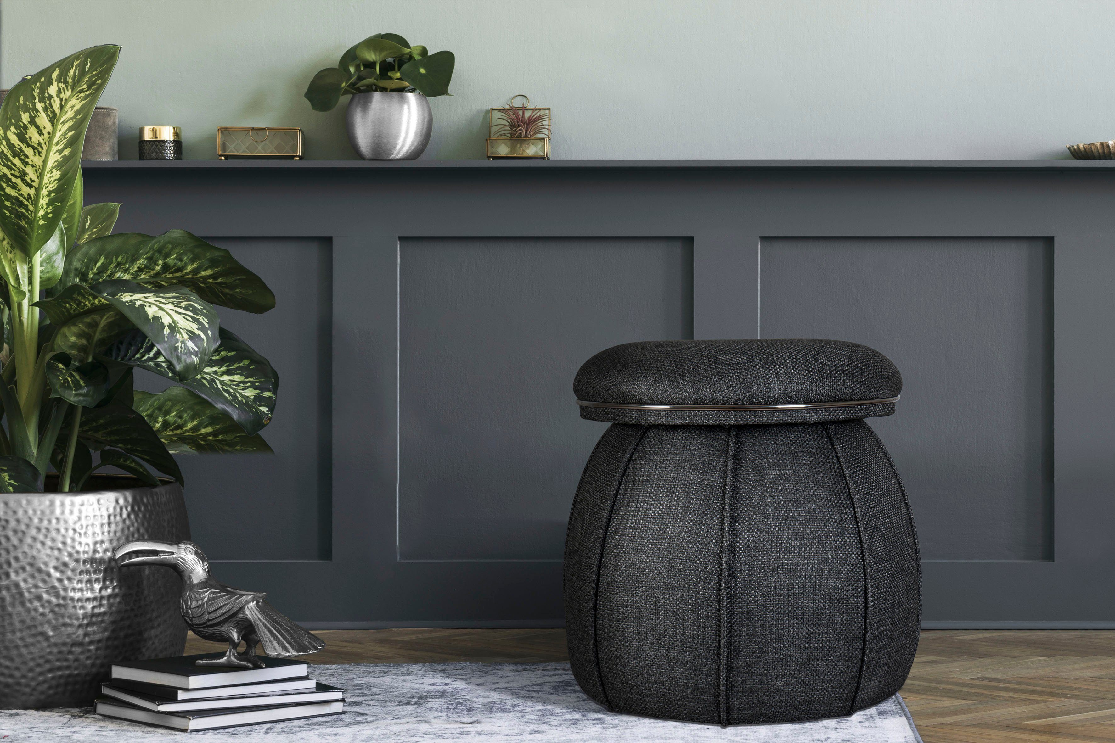 Kayoom Sitzhocker Hocker Corin,extravagante Form,stilvolle Farben,elegant günstig online kaufen