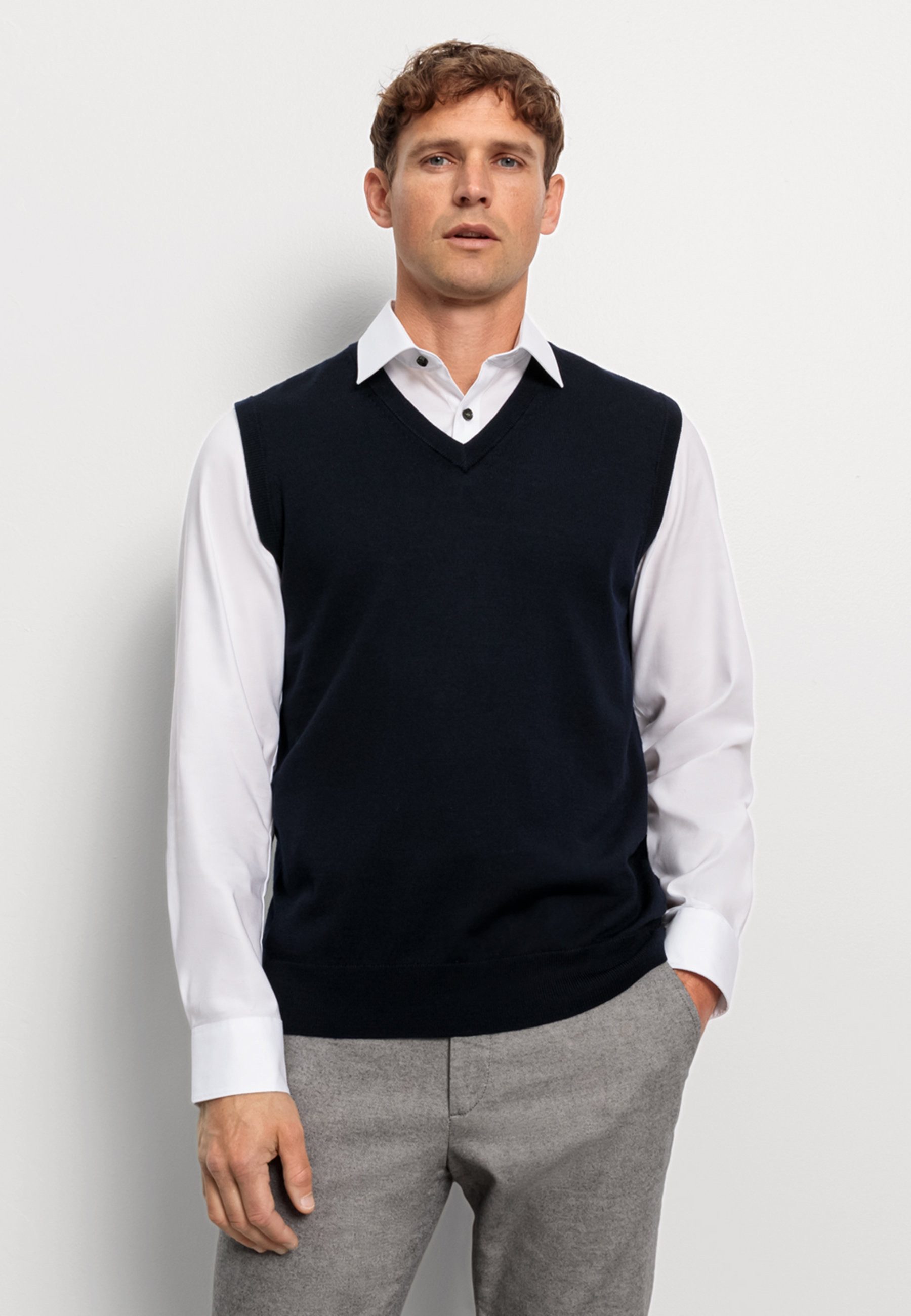 OLYMP Pullunder OLYMP Casual Strick