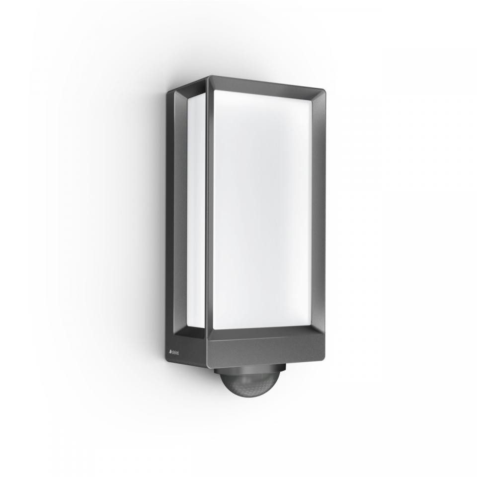 steinel LED Außen-Wandleuchte Steinel LED Außenleuchte L 42 SC 13W, anthrazit, Inkl. Leuchtmittel, Dimmbar mit Bewegungsmelder