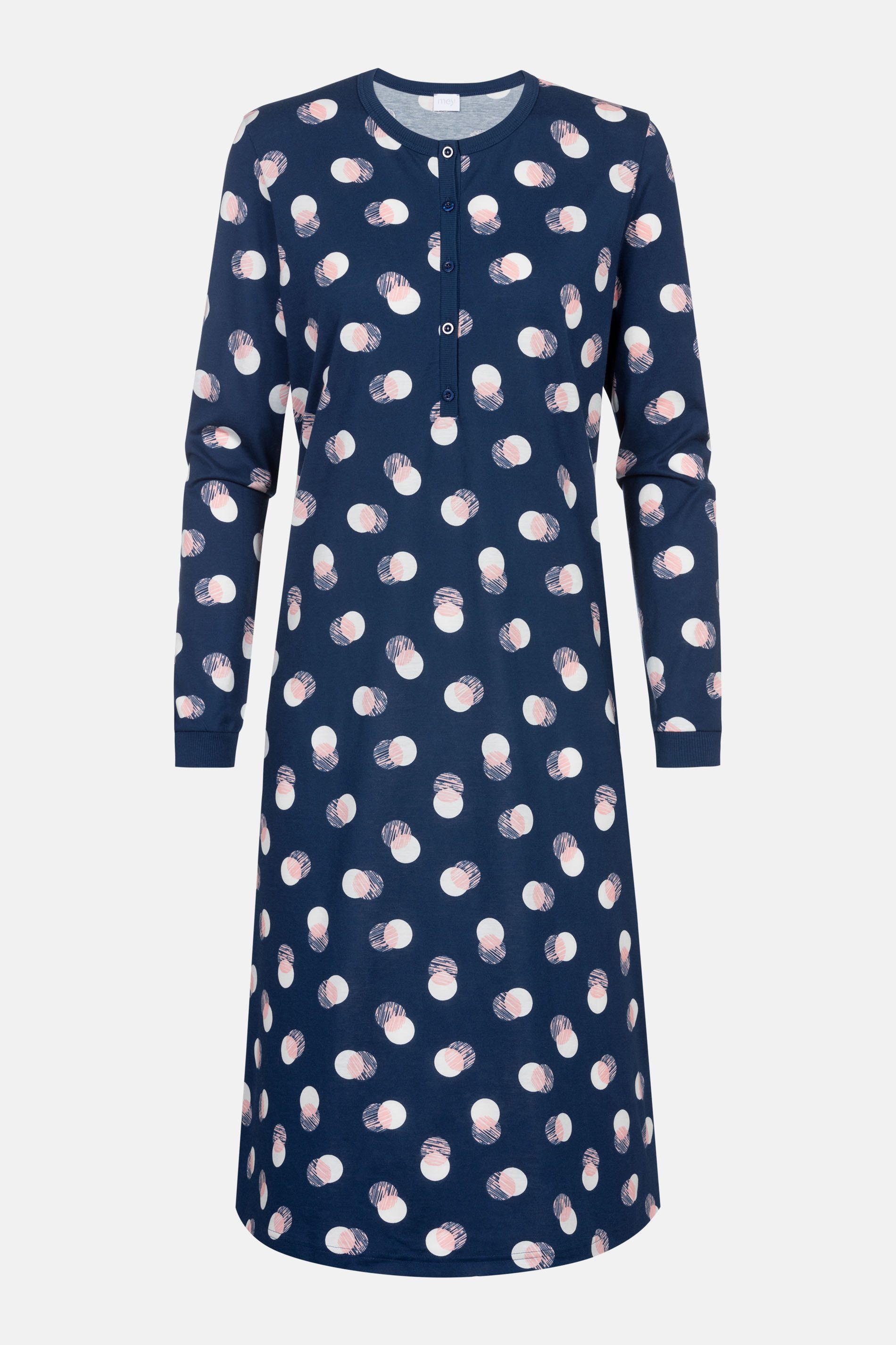 Mey Nachthemd Damen Serie Scribbled Dots Punkte-Print (1-tlg) günstig online kaufen