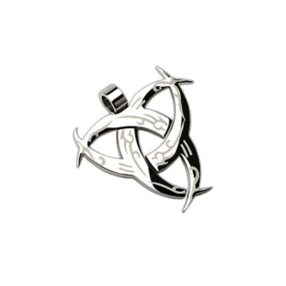 Anhänger Set Anhänger Tribal Silber aus Edelstahl Unisex