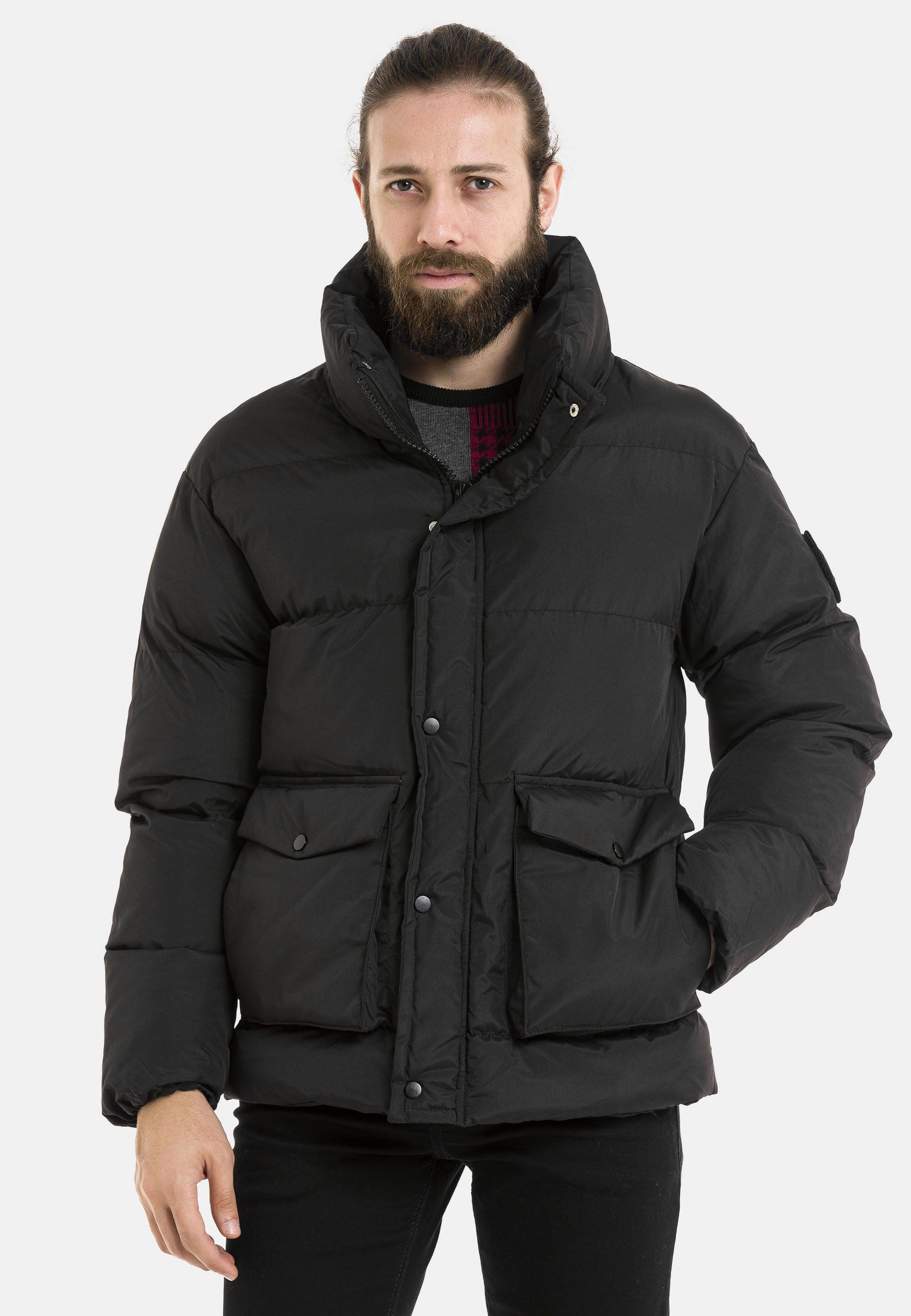 Cipo & Baxx Winterjacke Jacke im unifarbenen Look günstig online kaufen