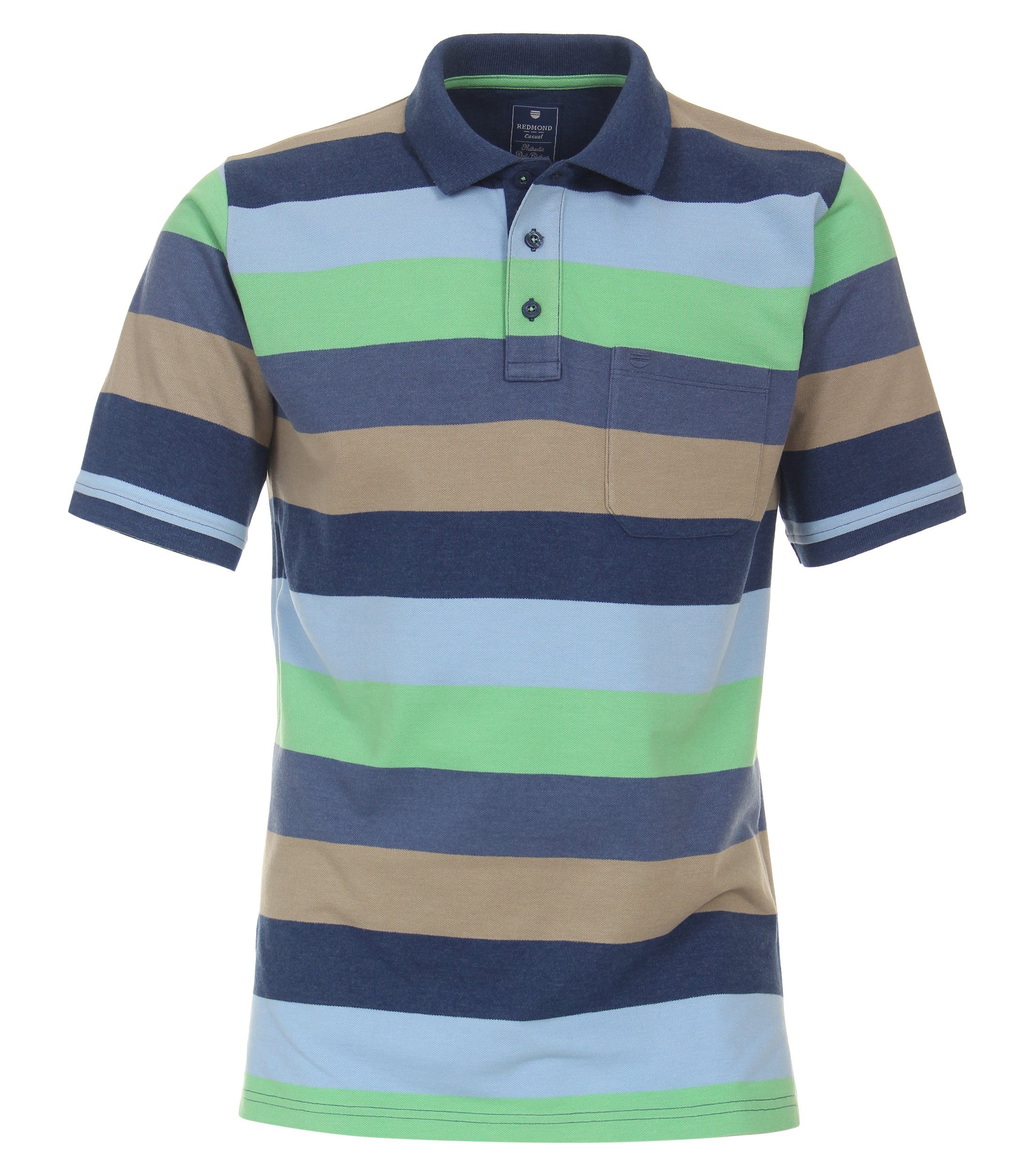 andere Muster Poloshirt Redmond grün 60