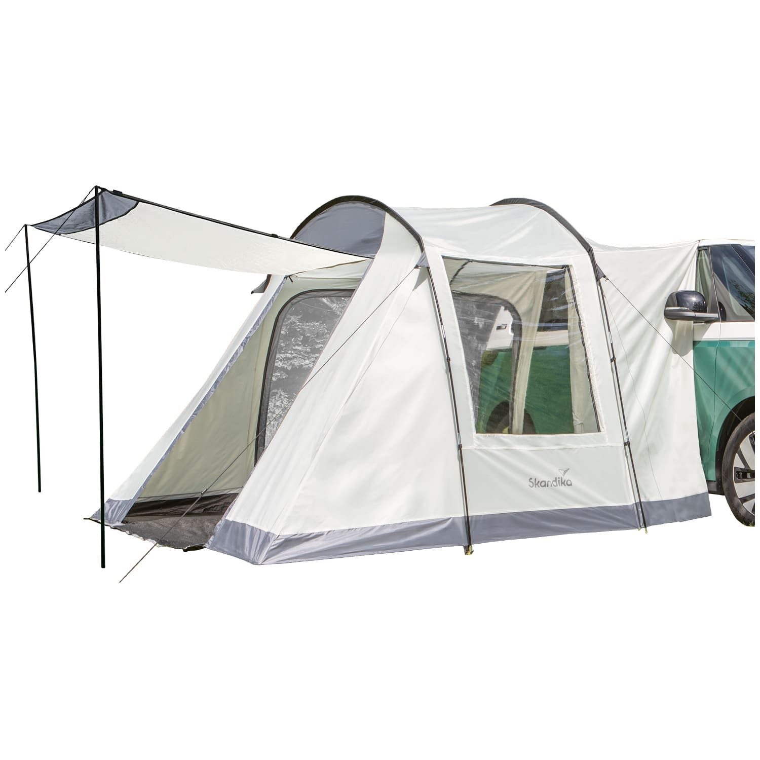 Skandika Vorzelt Buszelt, Campingzelt, Balestrand Van Protect, 205 cm Stehhöhe, Personen: 2, eingenähter Zeltboden, freistehend, Busvorzelt, Camping, Bus, Minivan