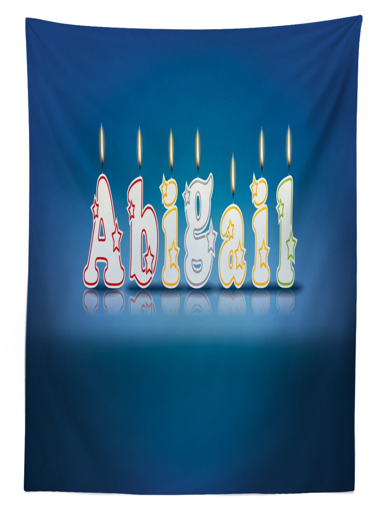 Abakuhaus Tischdecke Farbfest Waschbar Außen Bereich geeignet Abigail Topping Farben, Klare den Kuchen Für Alphabet