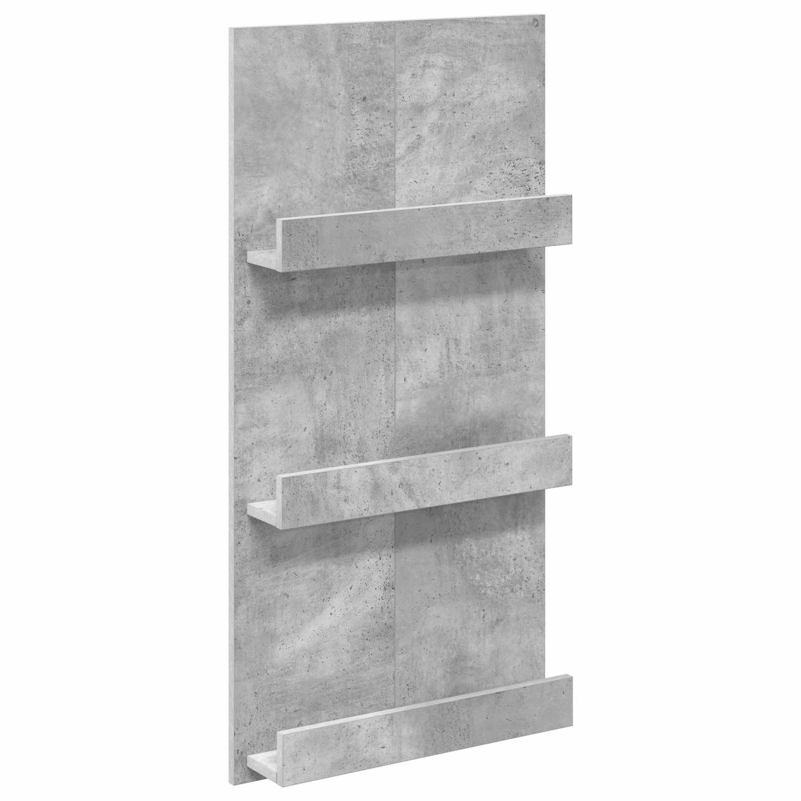 vidaXL Zeitungsständer Magazinregal Beton Grau 51 x 11 x 102 cm Holzwerkstoff (1 St)
